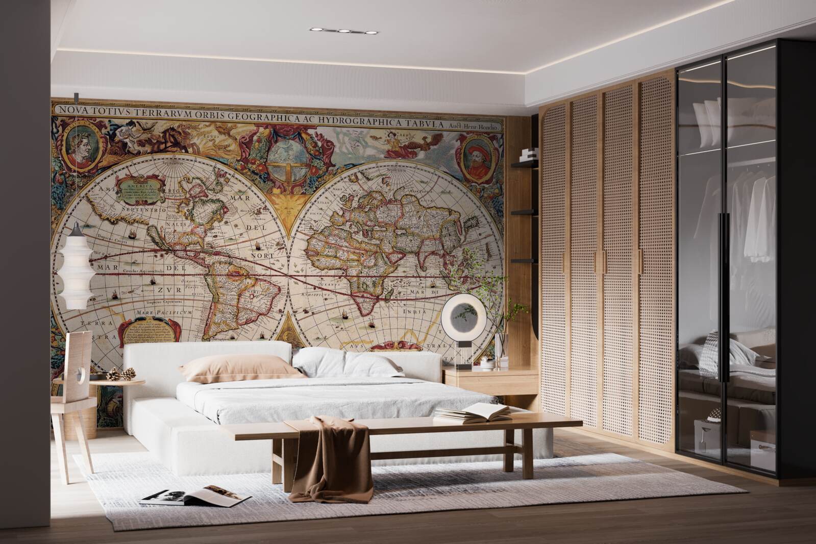 Fototapet hartă veche a lumii