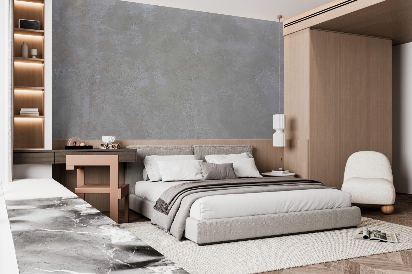 Fototapet fundal gri argintiu