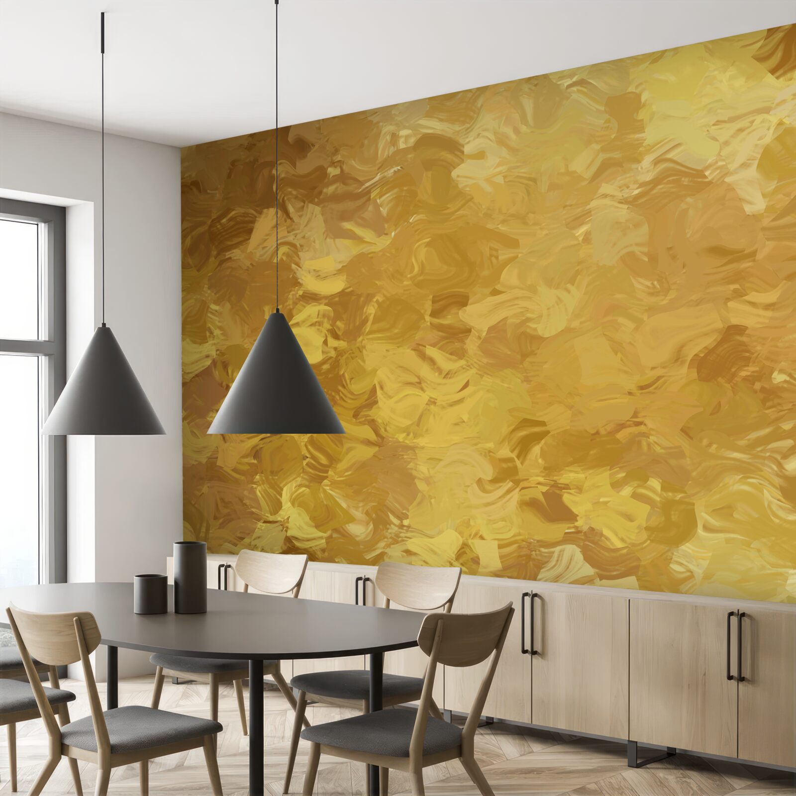 Fototapet fundal cu textura de aur