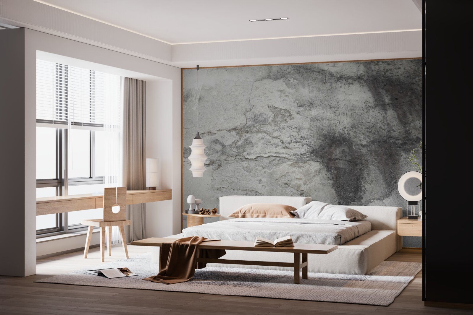 Fototapet gri gunoi textura