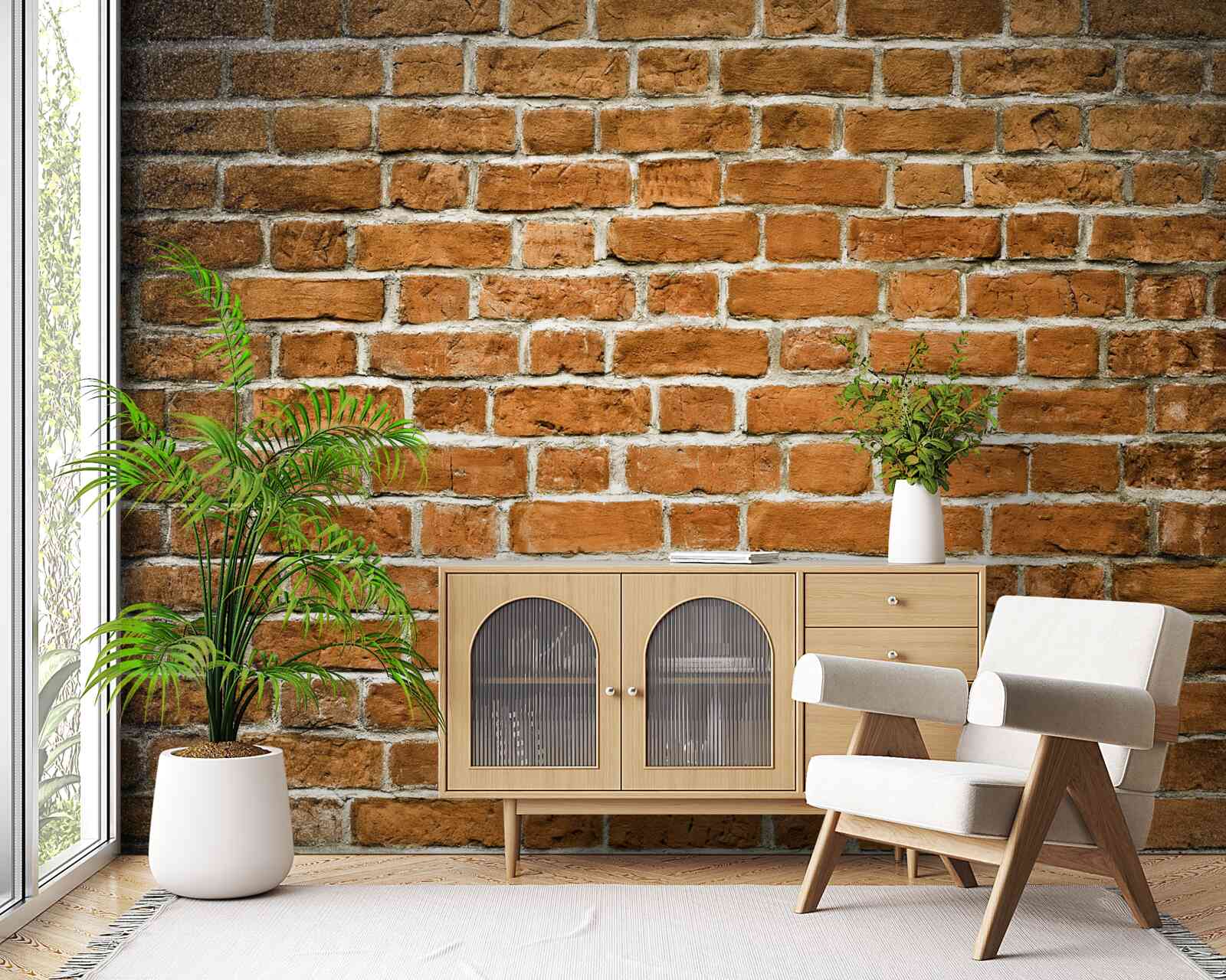 Fototapet zid de cărămidă maro