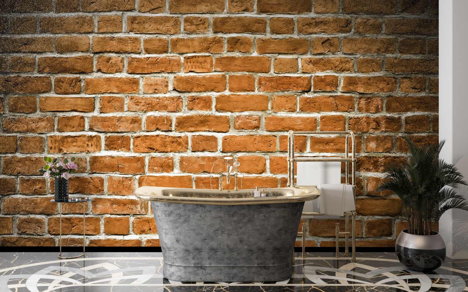 Fototapet zid de cărămidă maro
