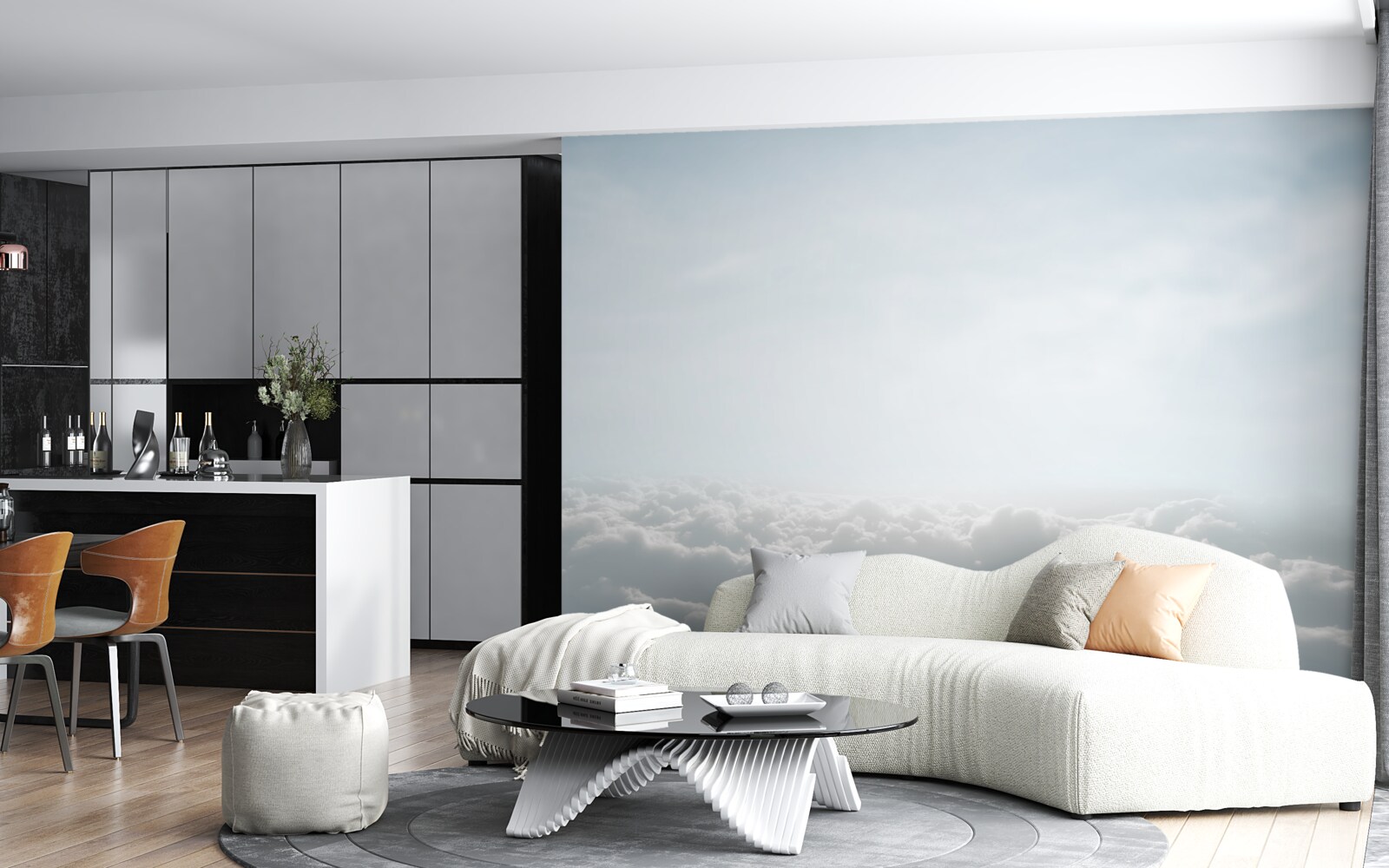 Fototapet înălțimi celeste}}