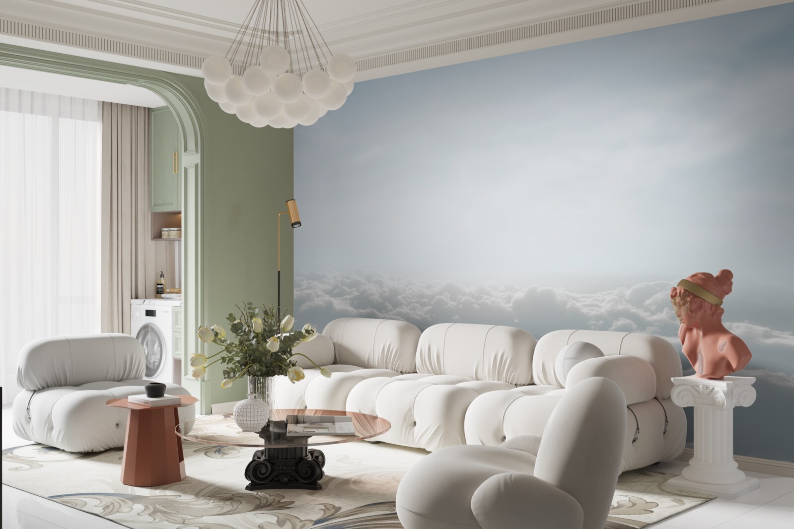 Fototapet înălțimi celeste}}