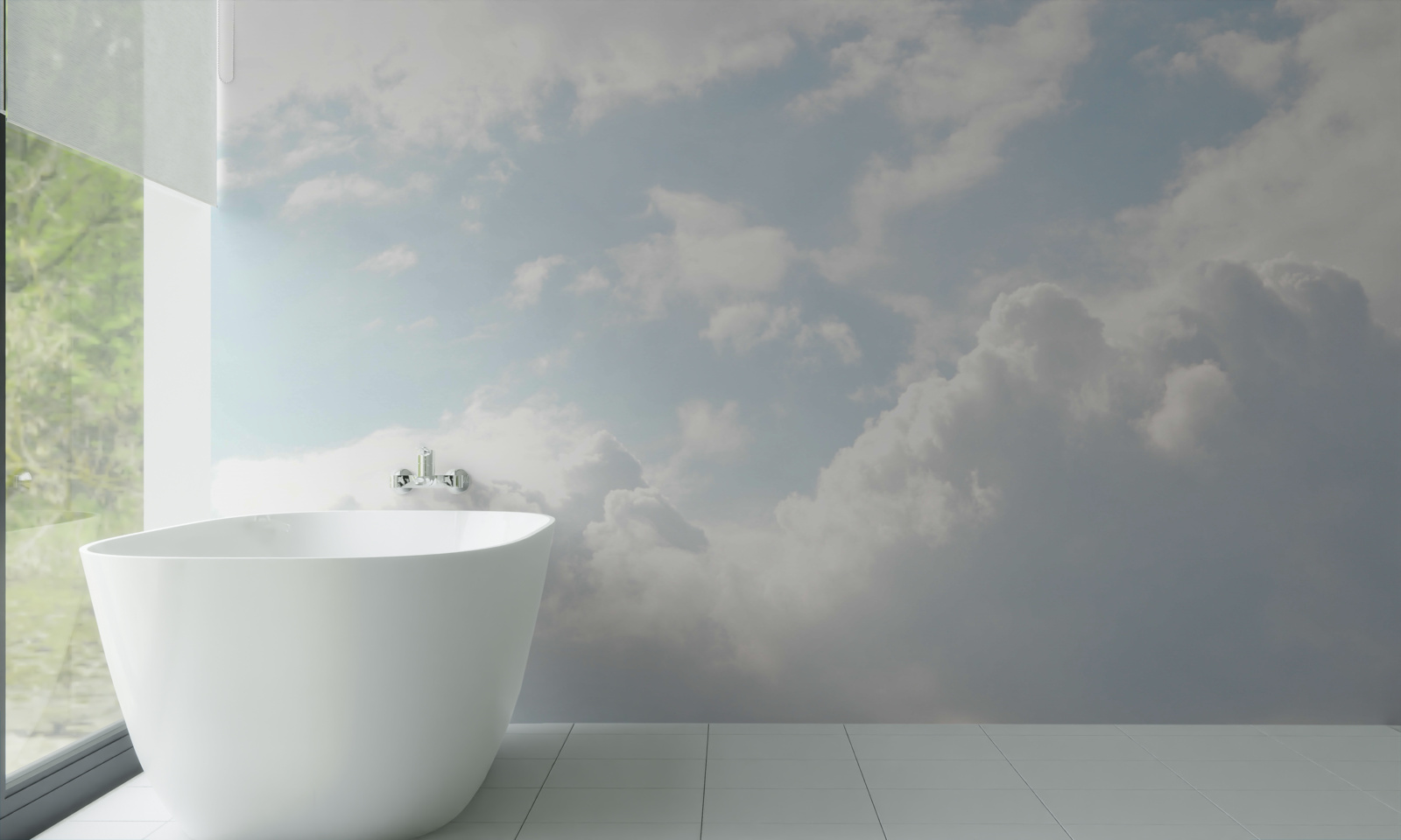 Fototapet nori lăptoși groși