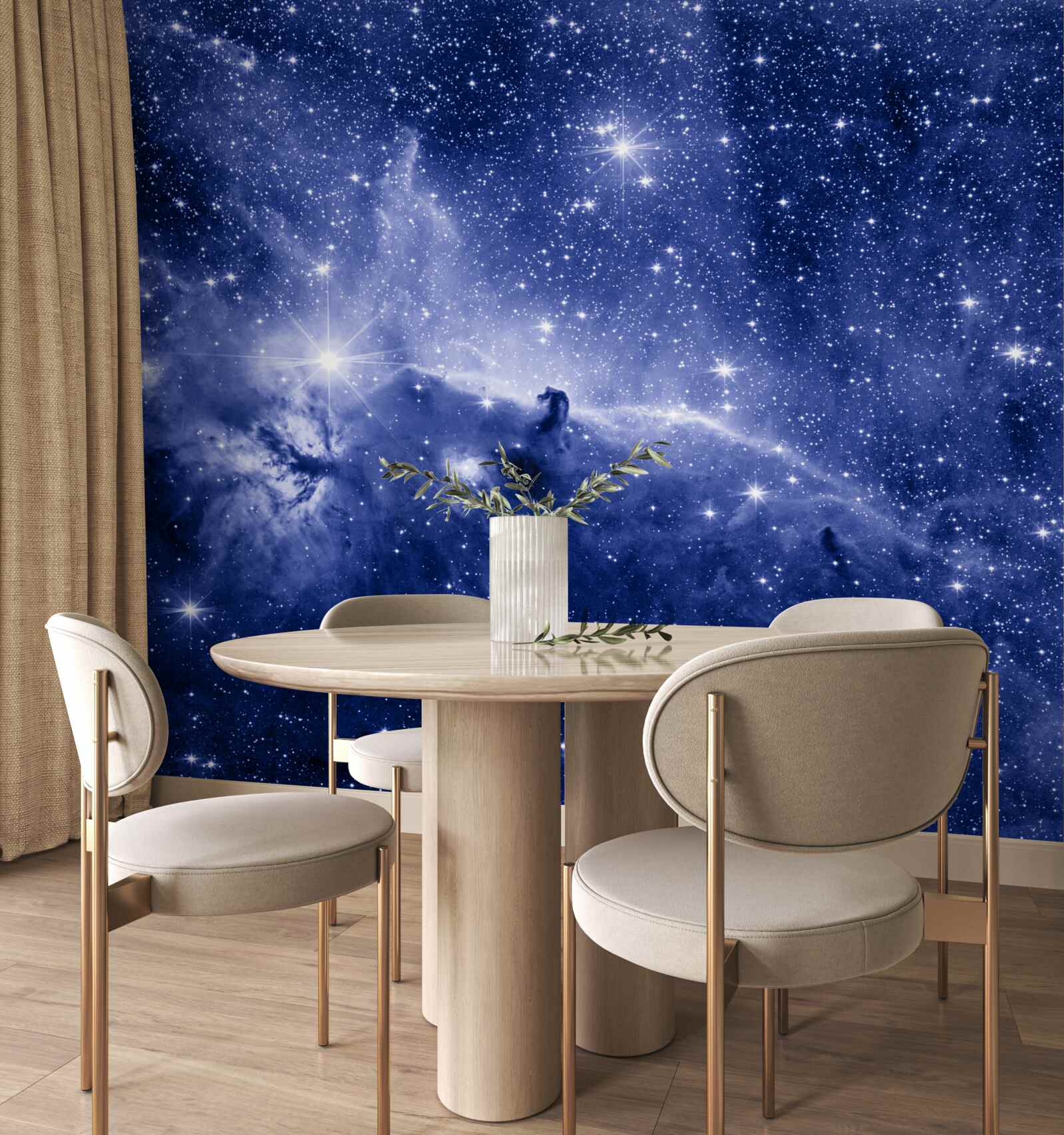 Fototapet o noapte plină de stele cosmice