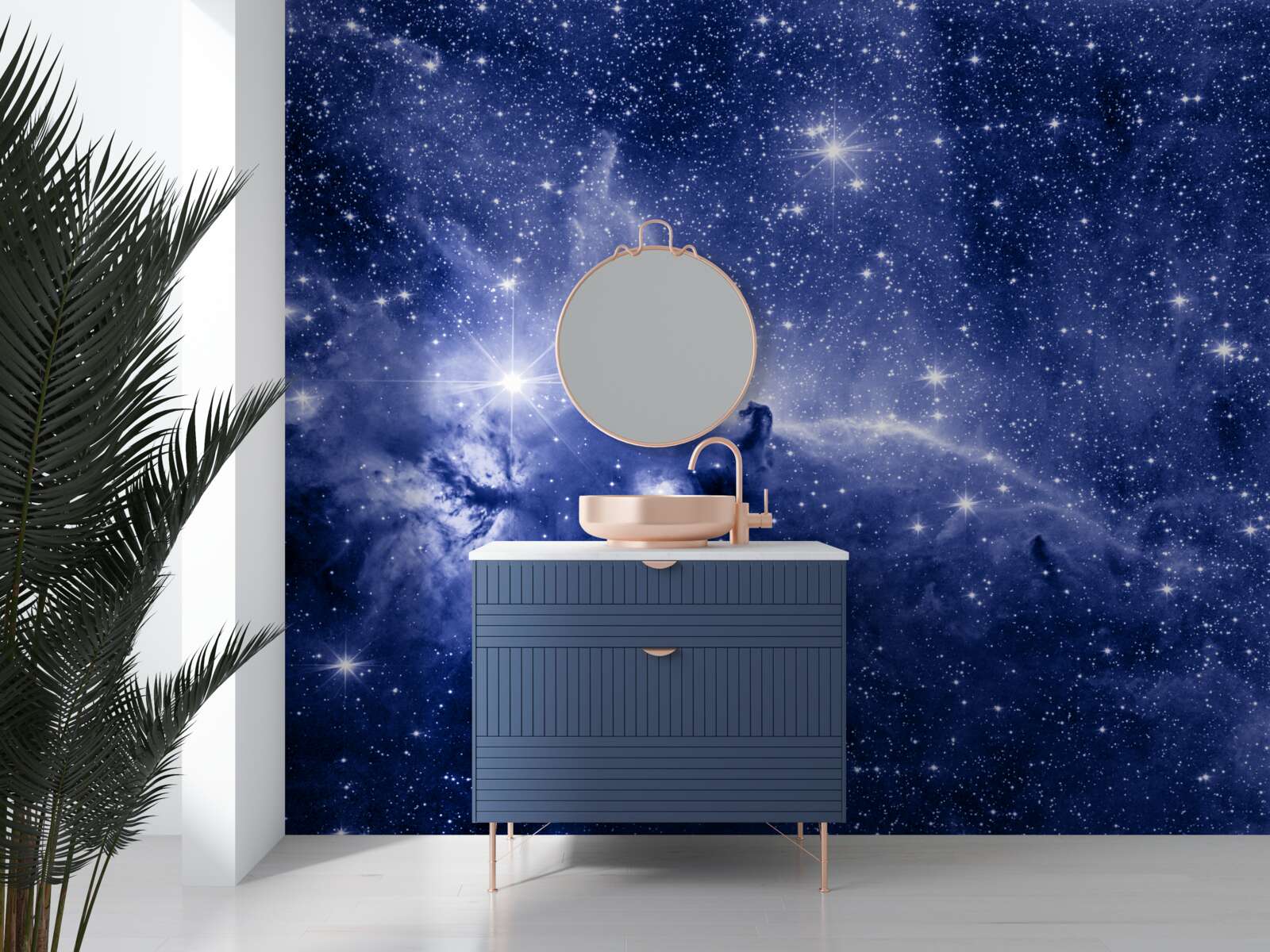 Fototapet o noapte plină de stele cosmice