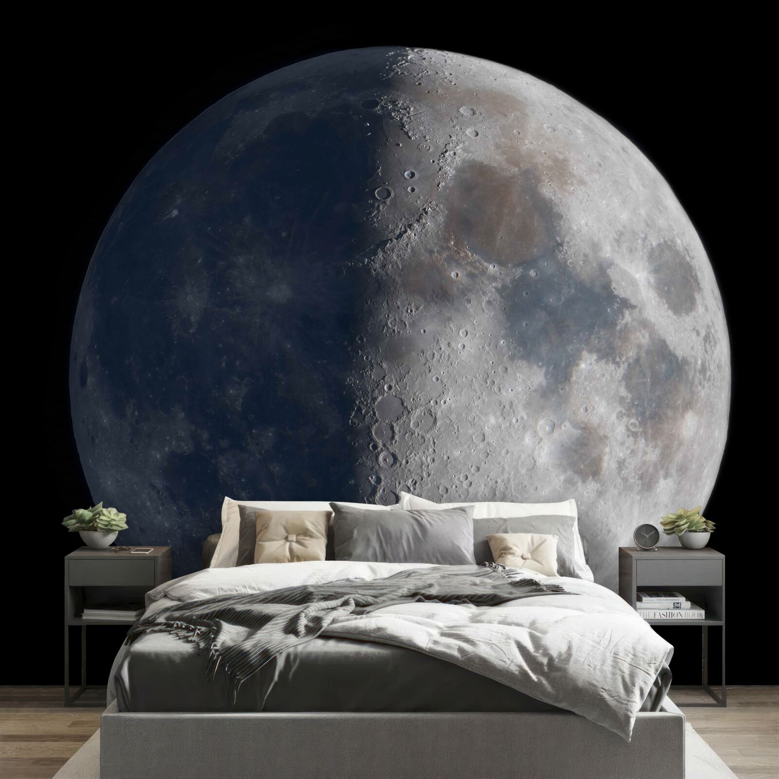 Fototapet zile și nopți pe lună