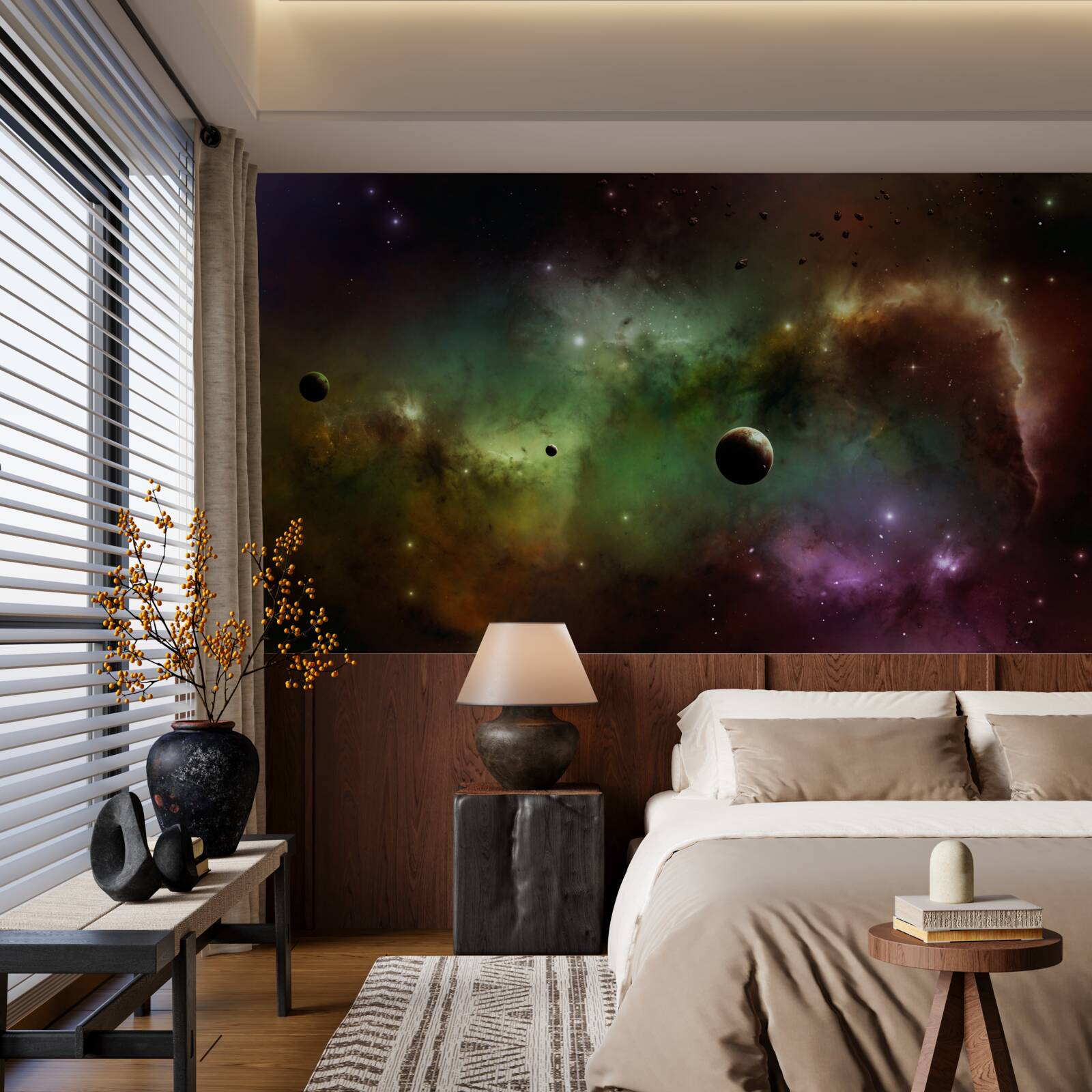 Fototapet un univers multicolor unic