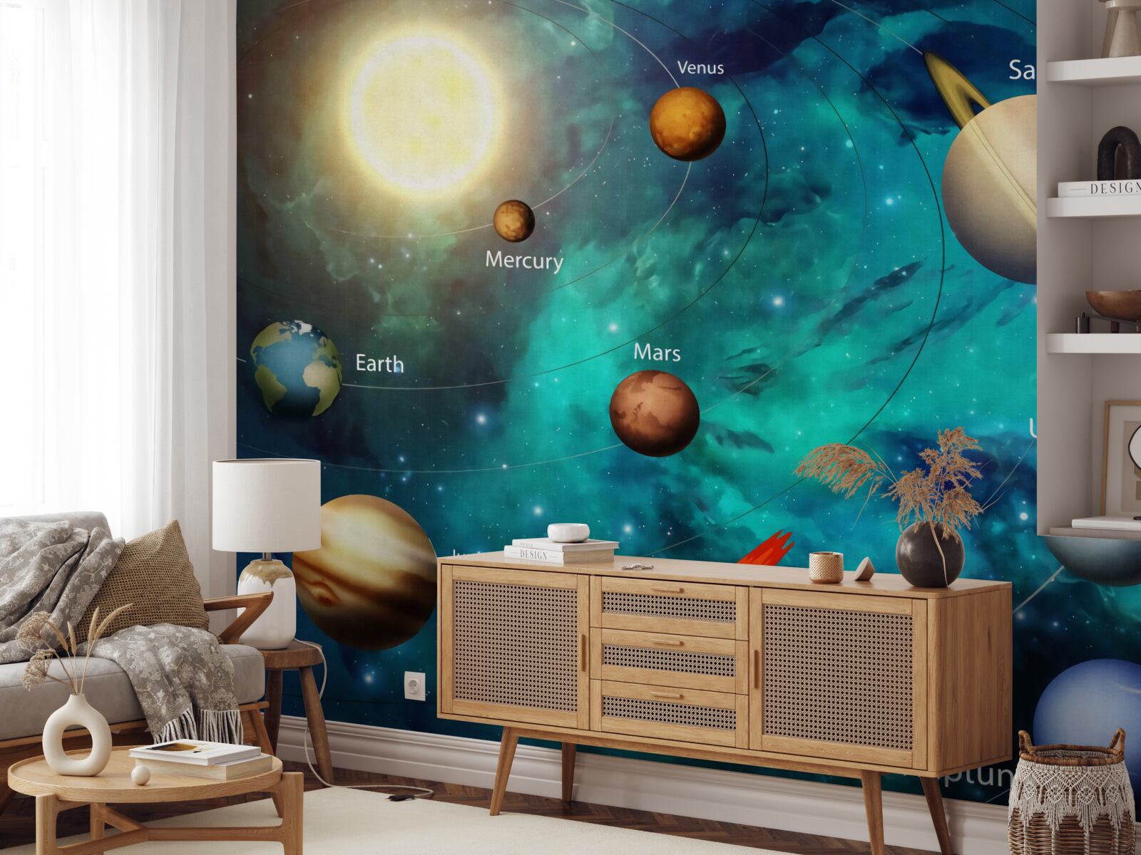 Fototapet spectacol numit planetar