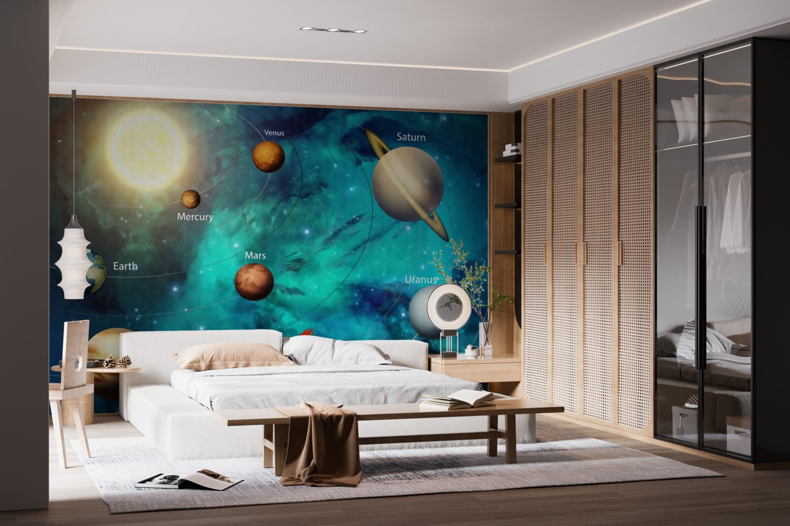 Fototapet spectacol numit planetar