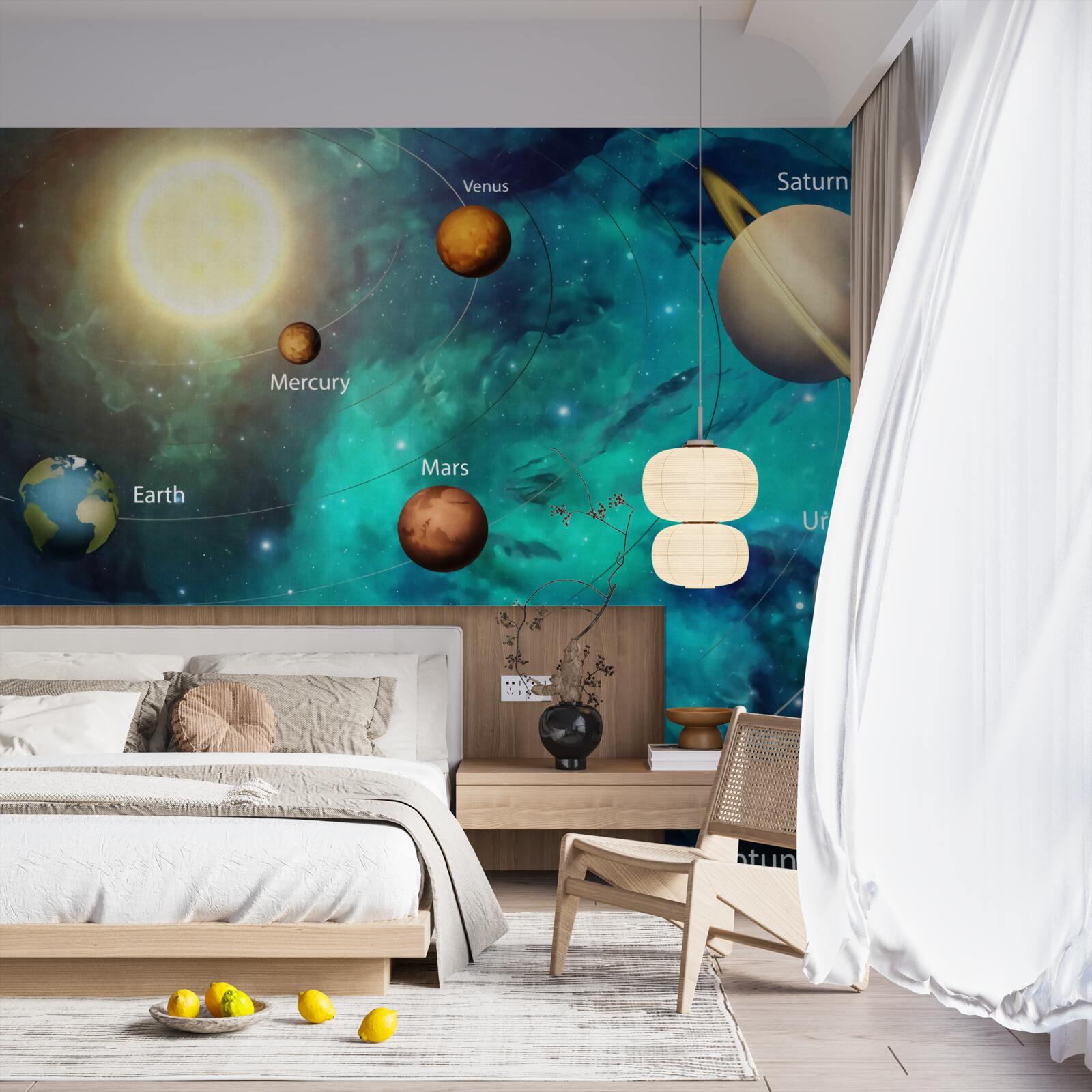 Fototapet spectacol numit planetar