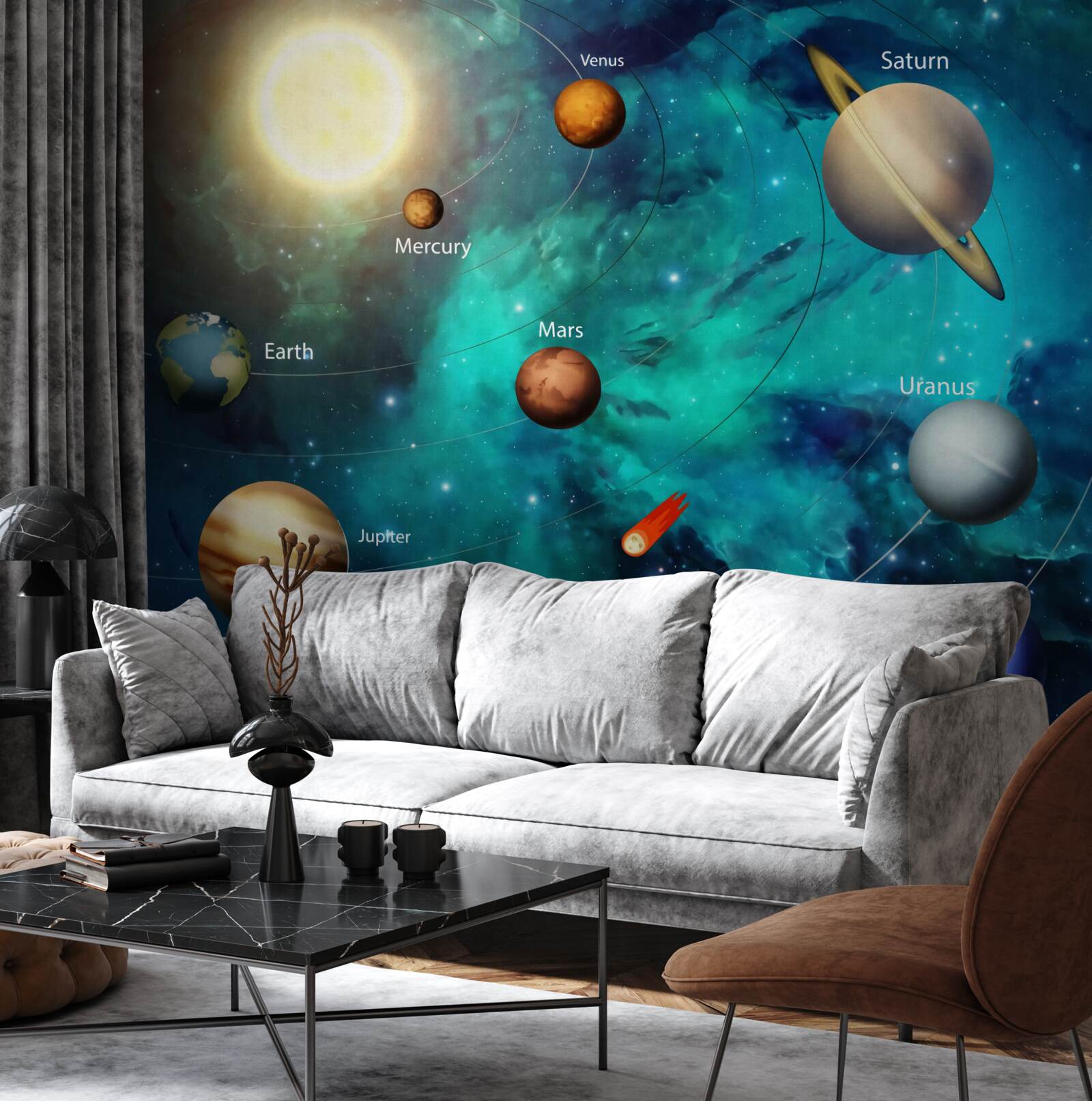 Fototapet spectacol numit planetar