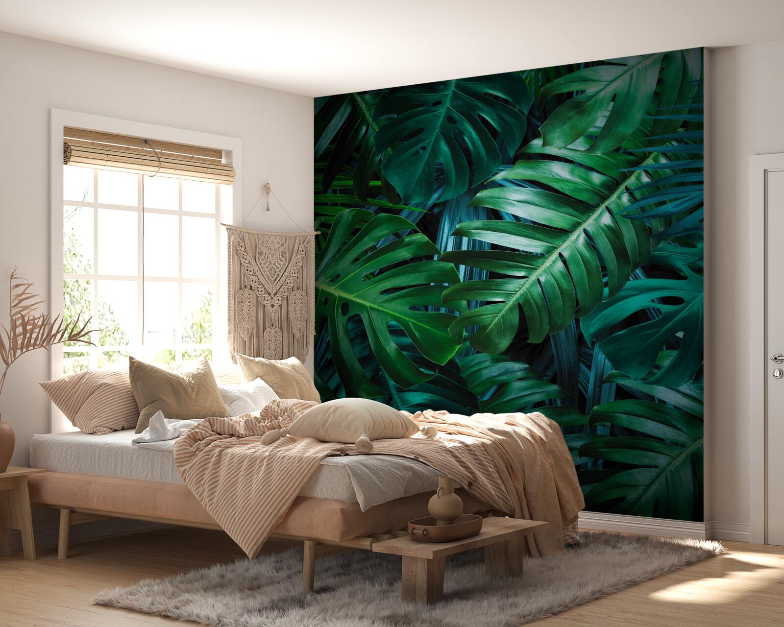 Fototapet intensitatea nuanțelor de verde ale pădurii tropicale