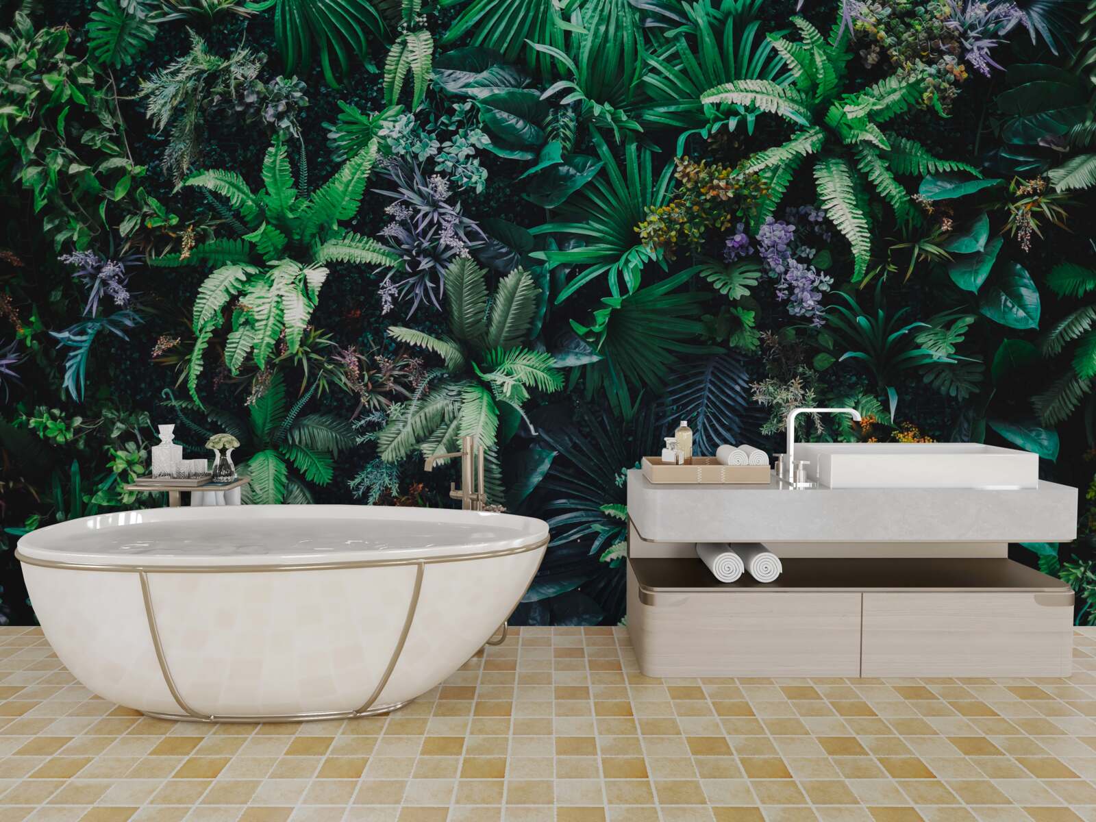 Fototapet flora și fauna pădurilor tropicale