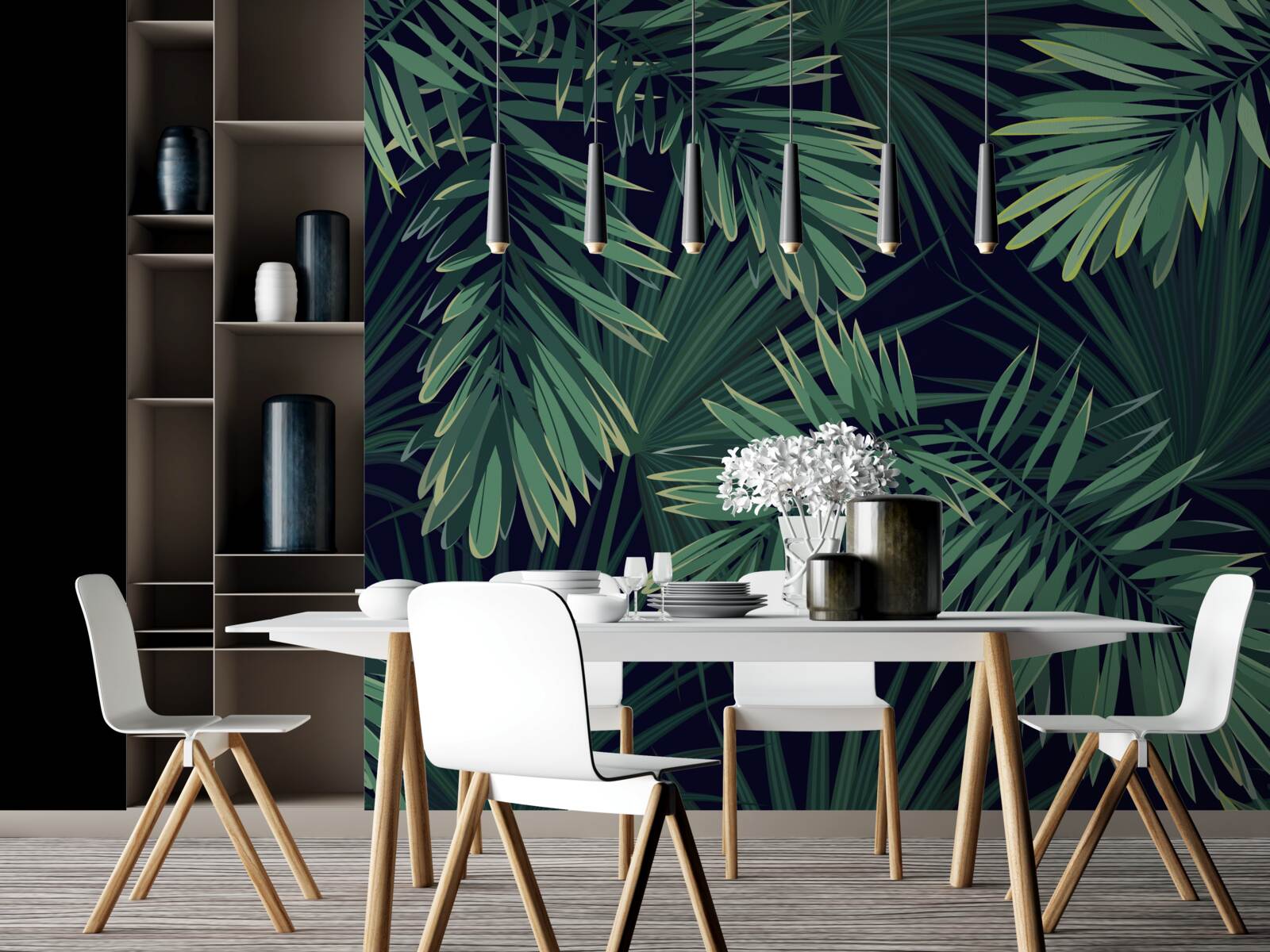 Fototapet ramuri de palmier