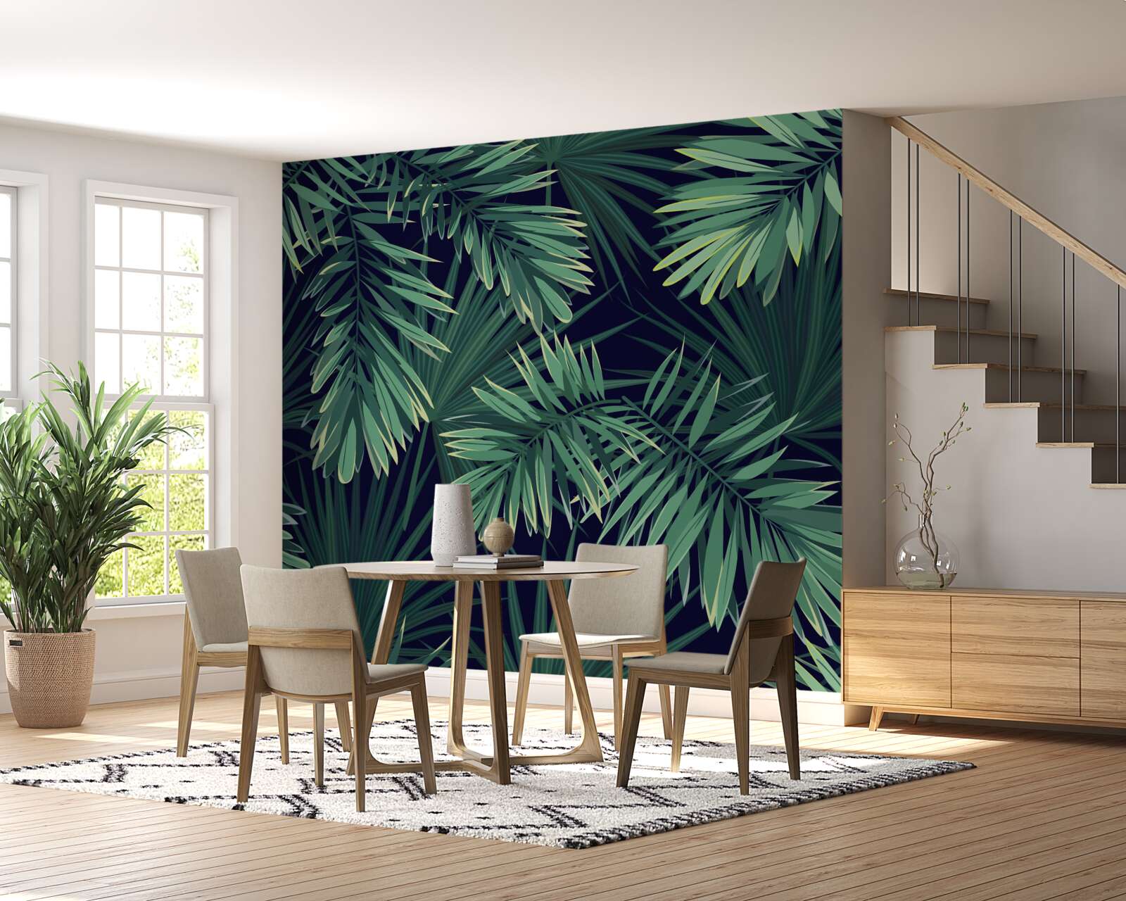 Fototapet ramuri de palmier