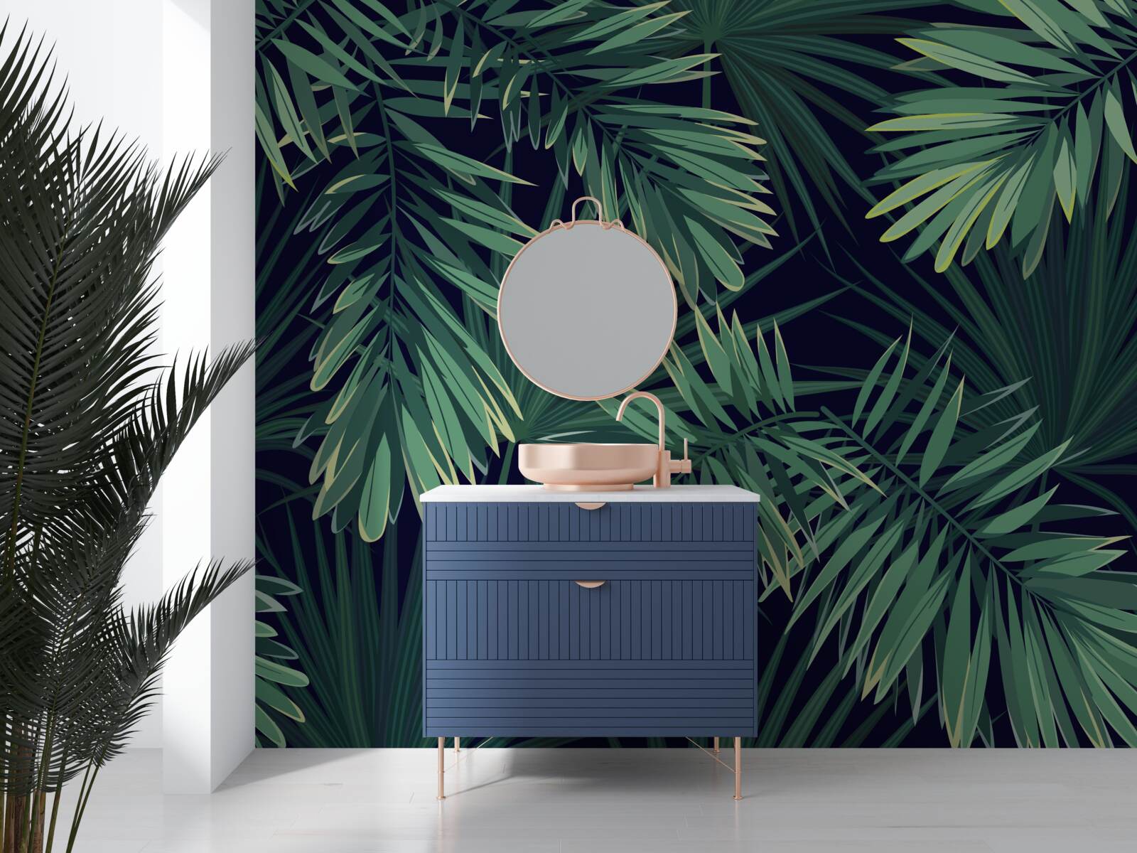 Fototapet ramuri de palmier