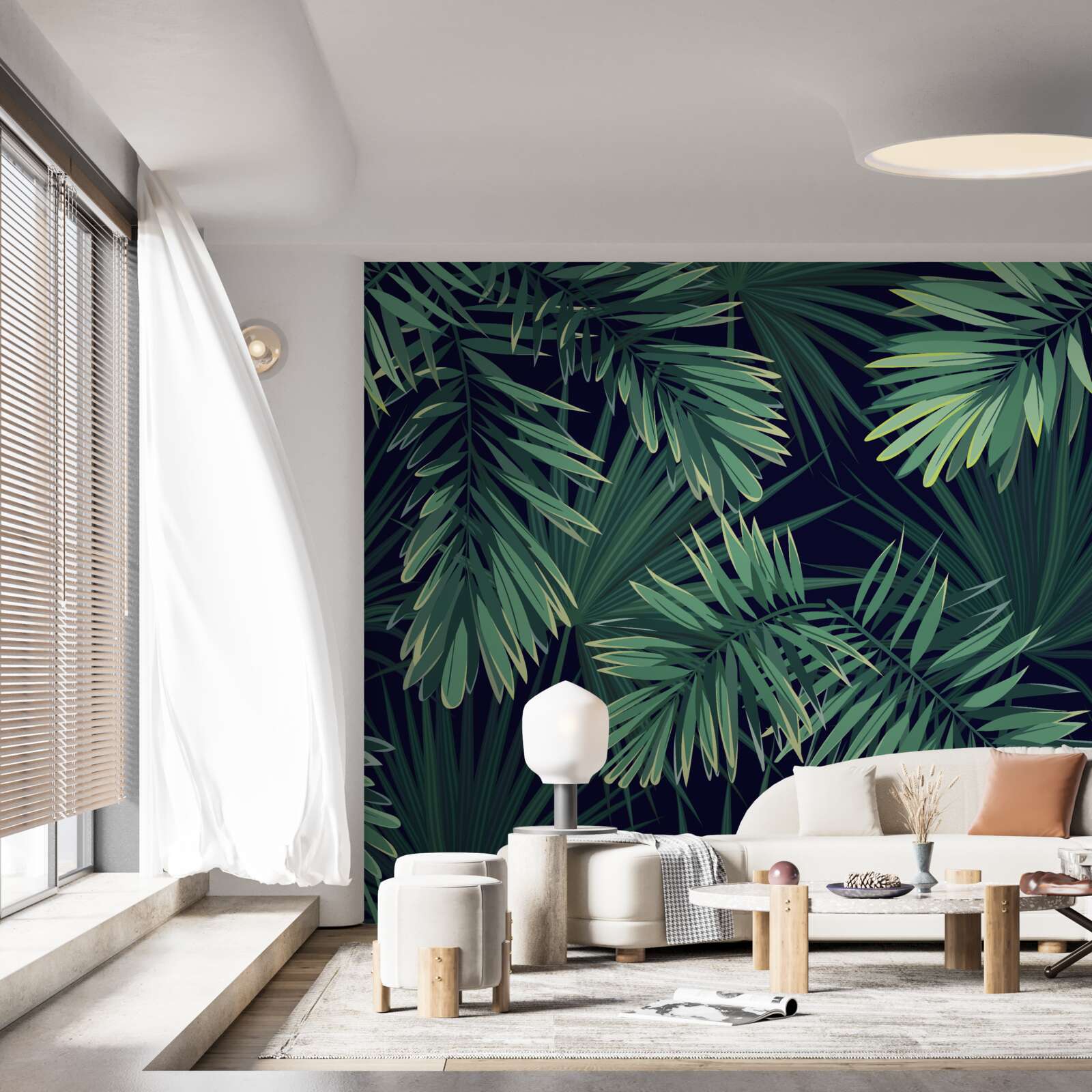 Fototapet ramuri de palmier