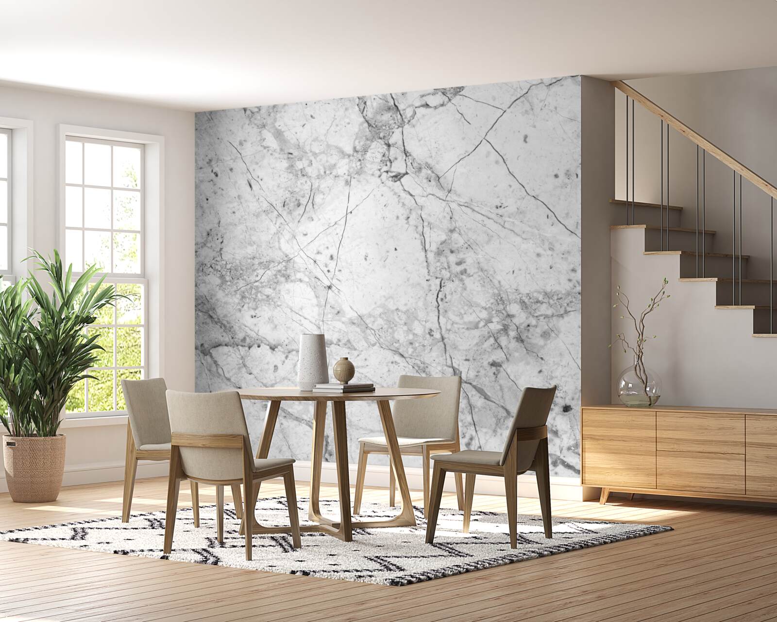 Fototapet textură ușoară marmorată