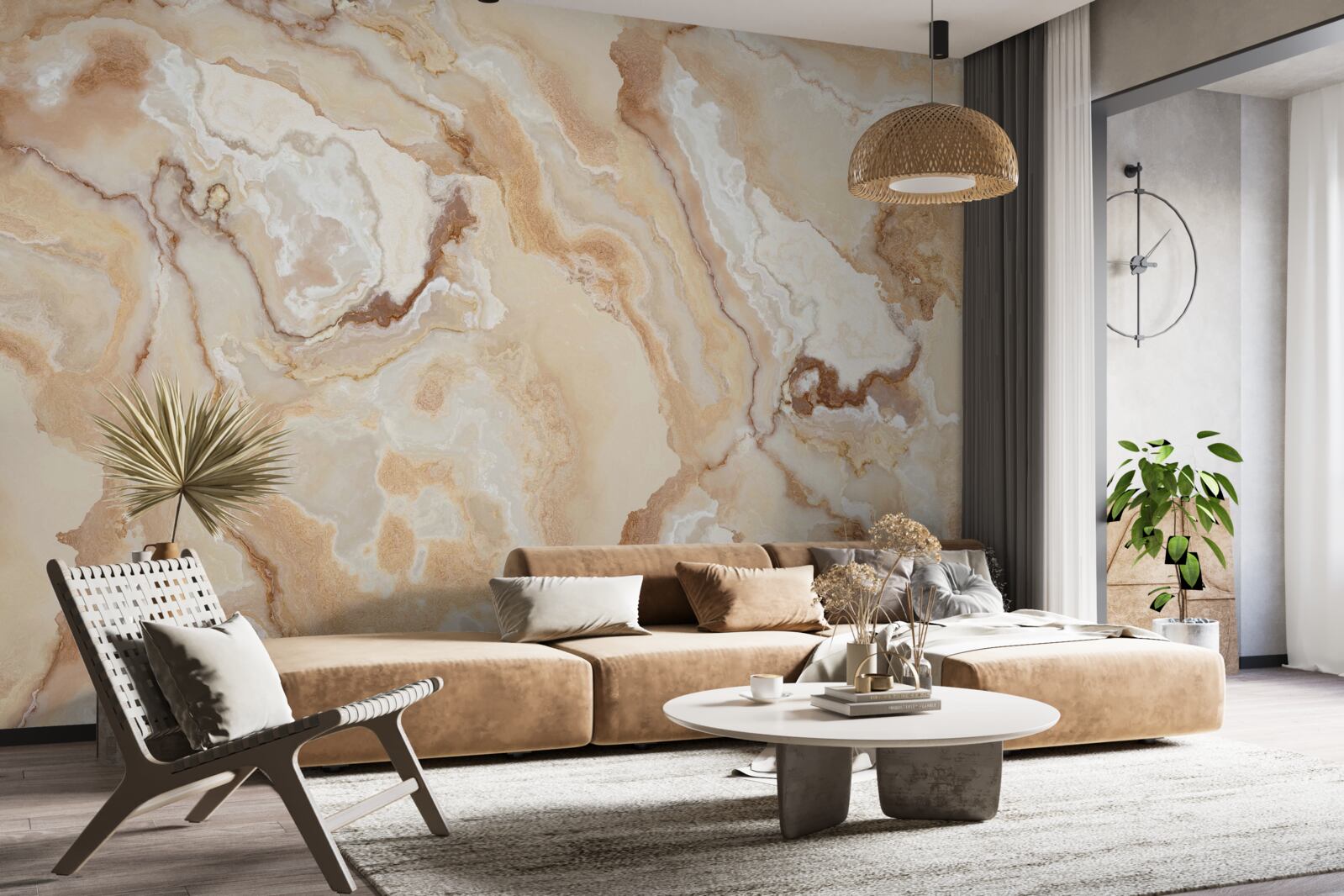 Fototapet onixul se scufunda într-o pată întunecată