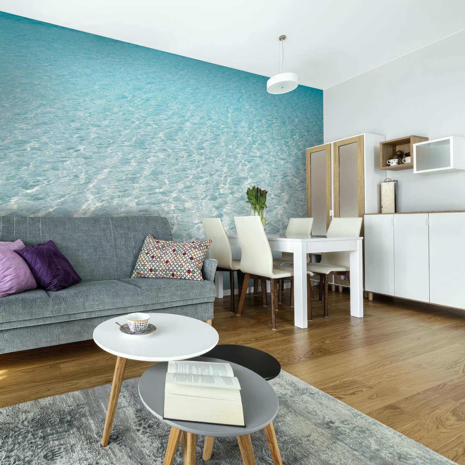 Fototapet plajă cu nisip alb imaculat