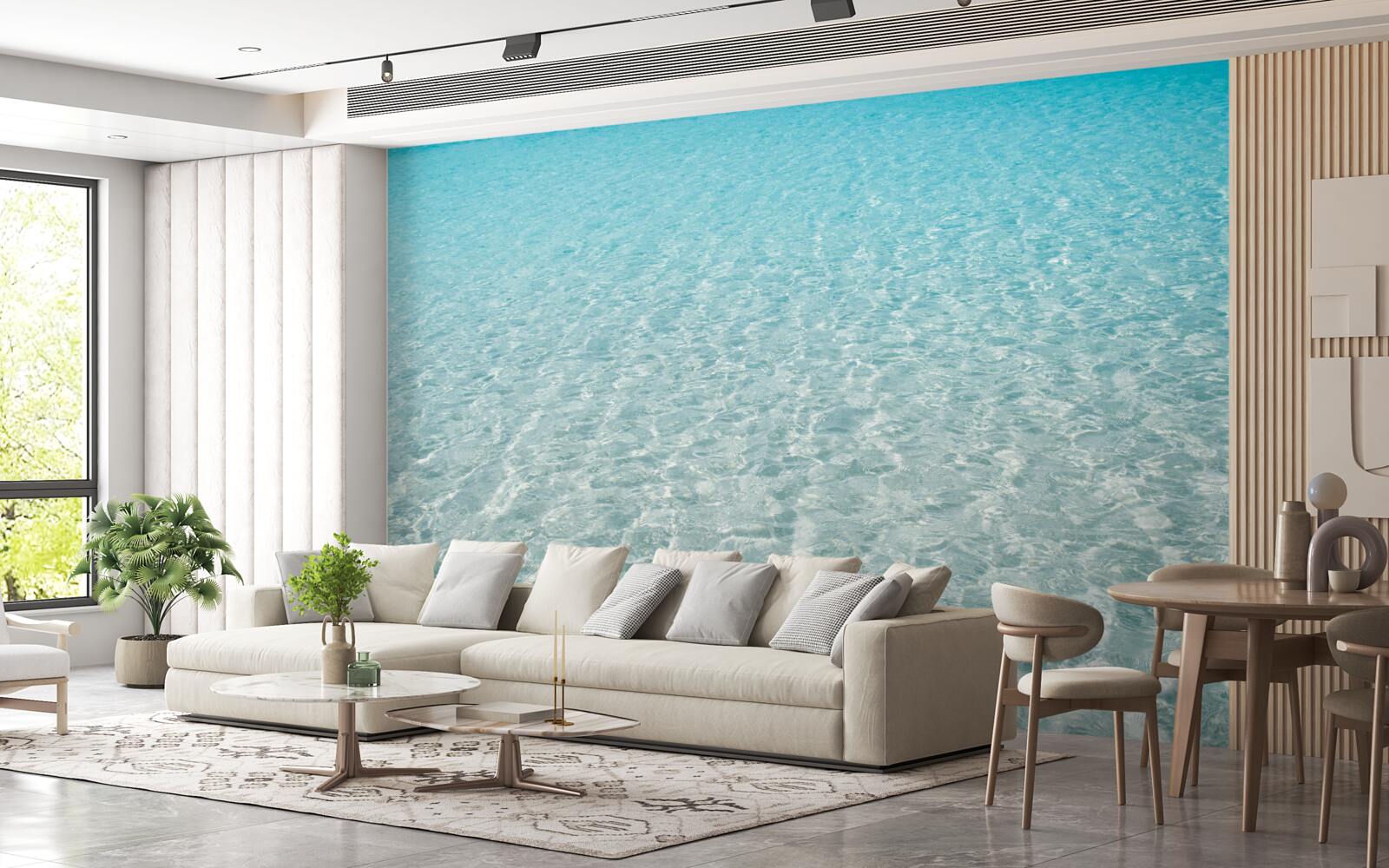 Fototapet plajă cu nisip alb imaculat