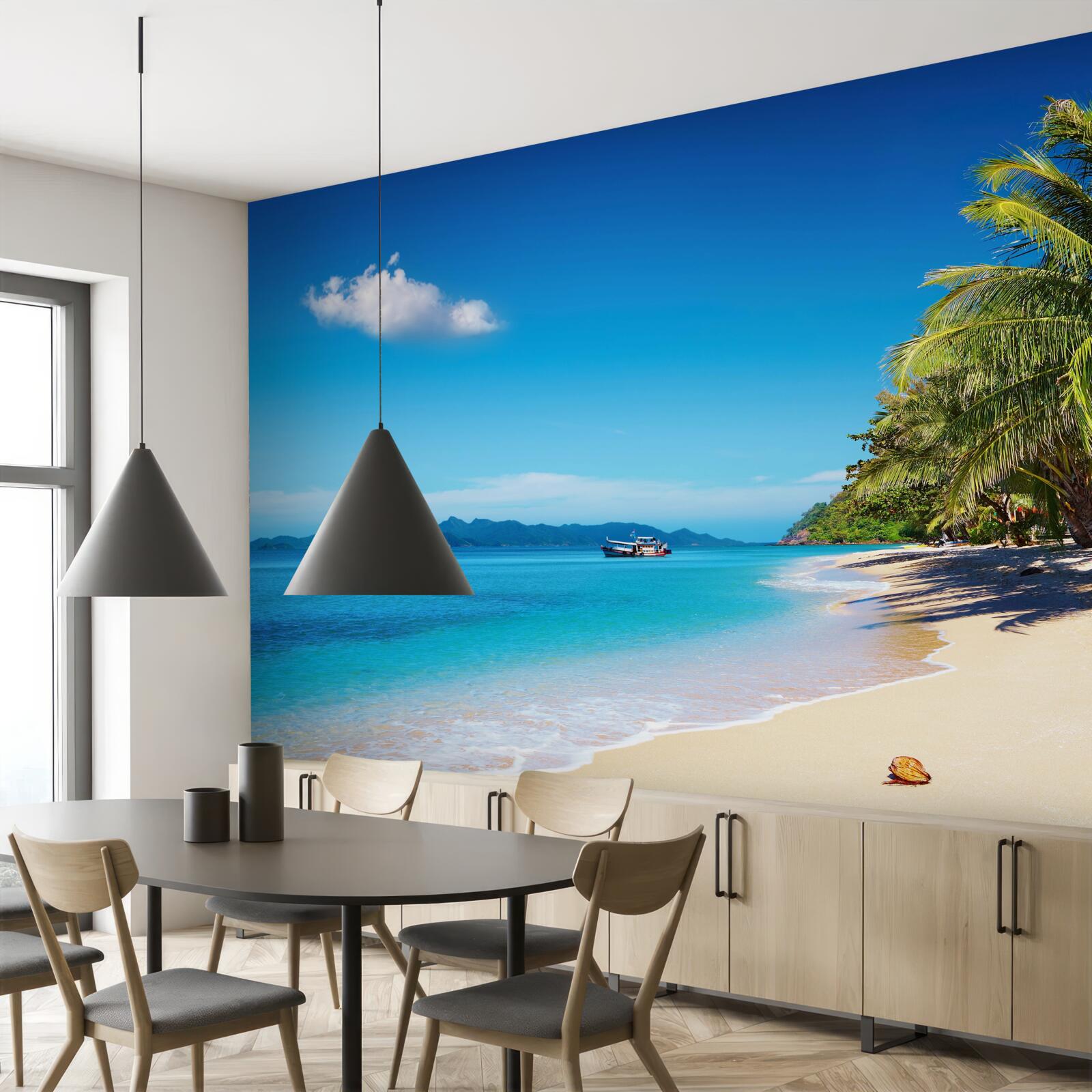 Fototapet plajă nisipoasă