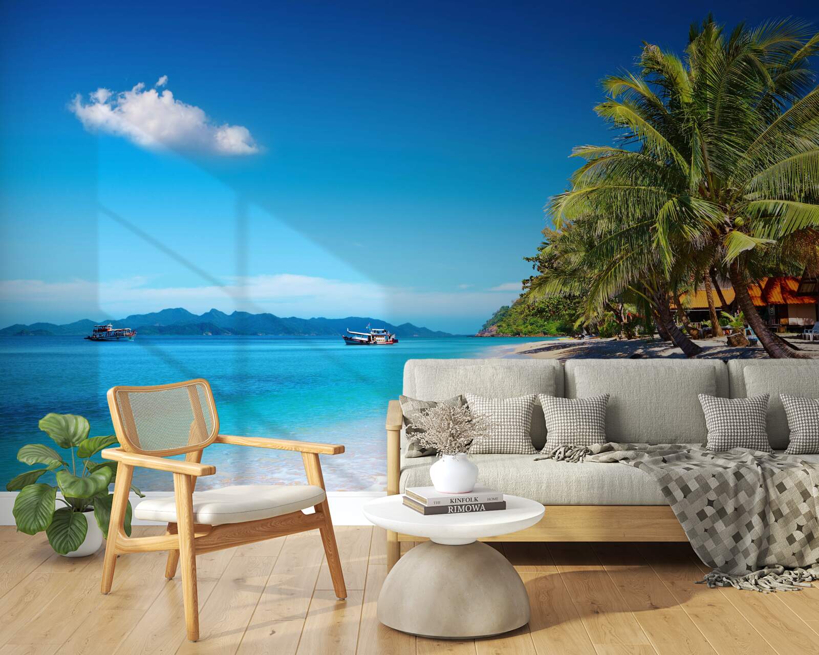 Fototapet plajă nisipoasă