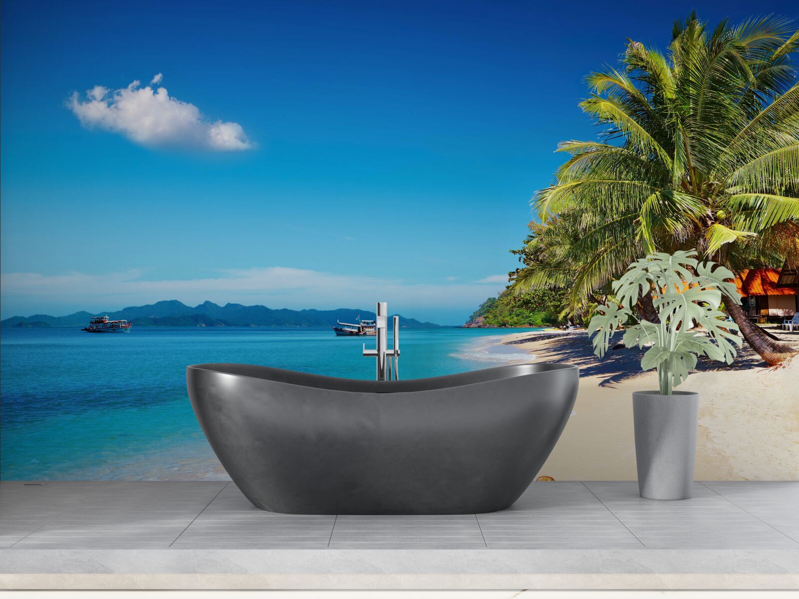 Fototapet plajă nisipoasă