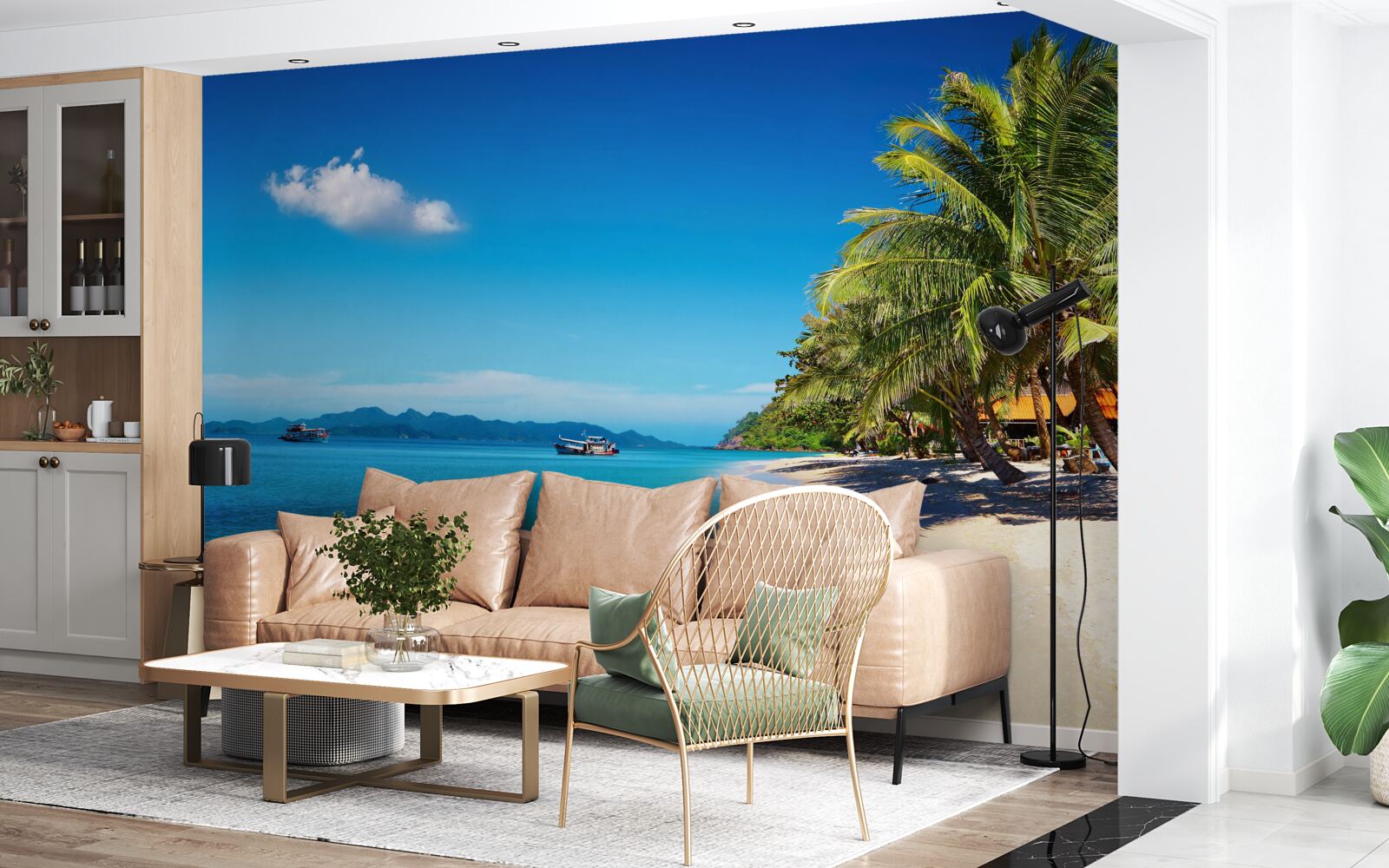 Fototapet plajă nisipoasă