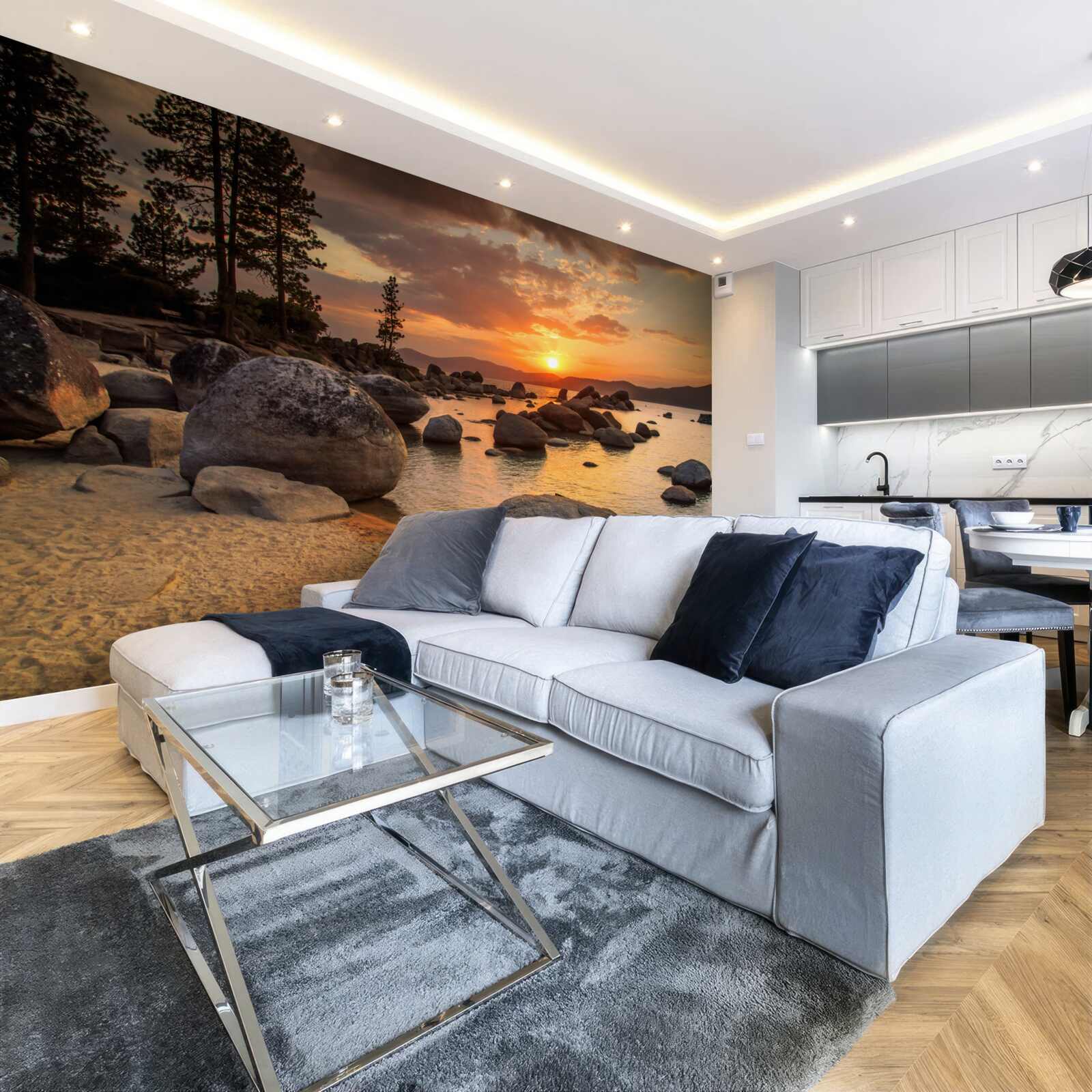 Fototapet țărm stâncos