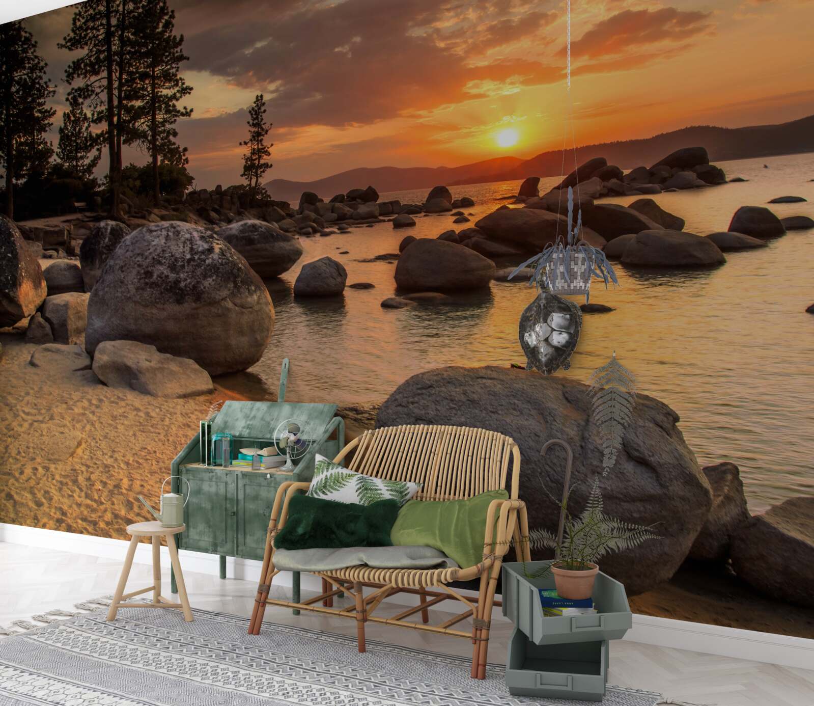 Fototapet țărm stâncos