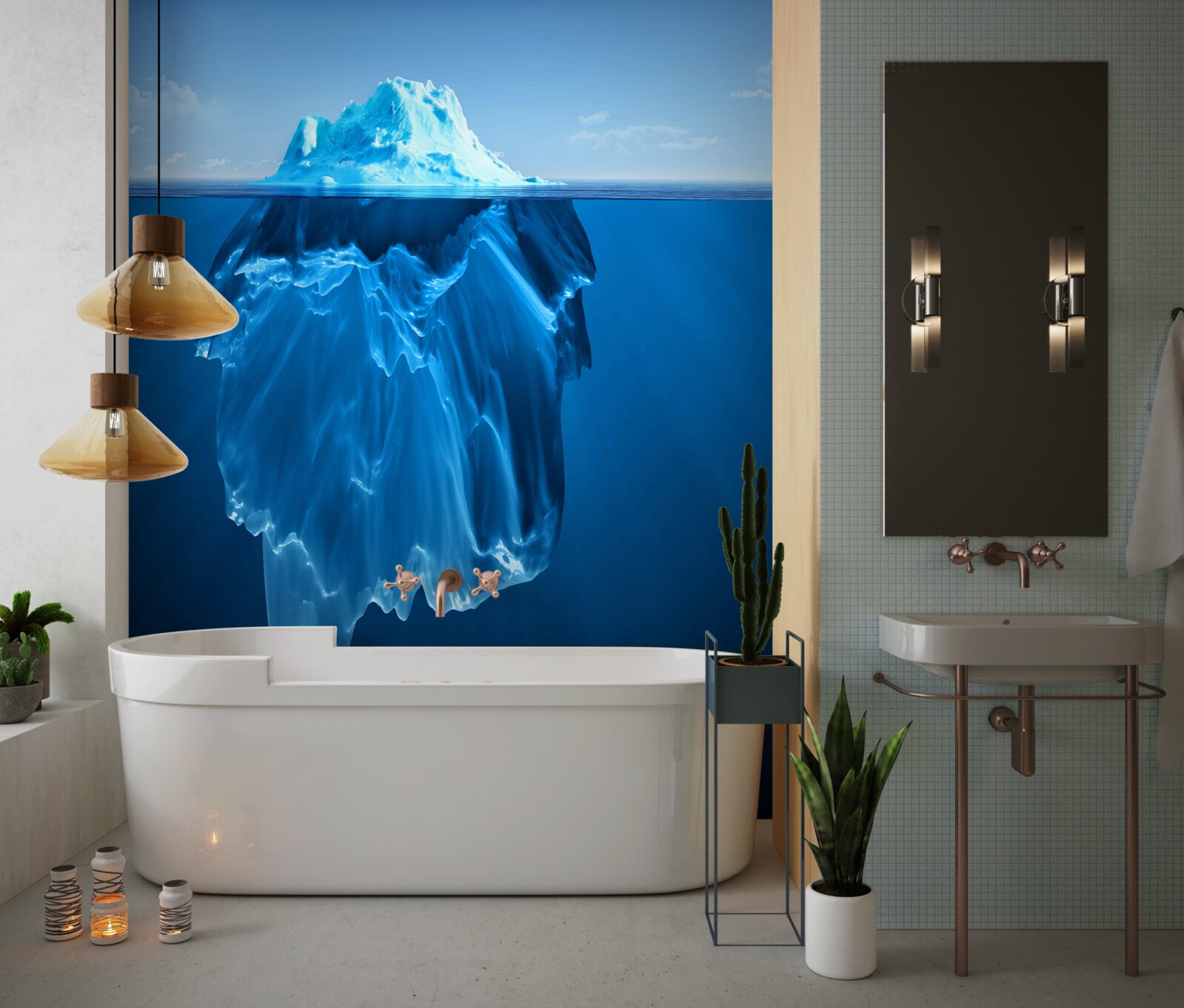 Fototapet bloc imens de gheață