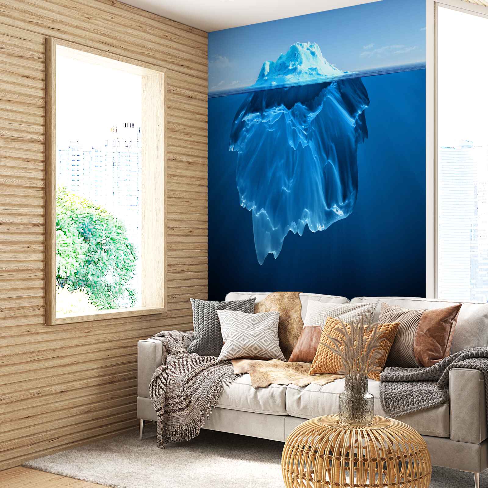 Fototapet bloc imens de gheață