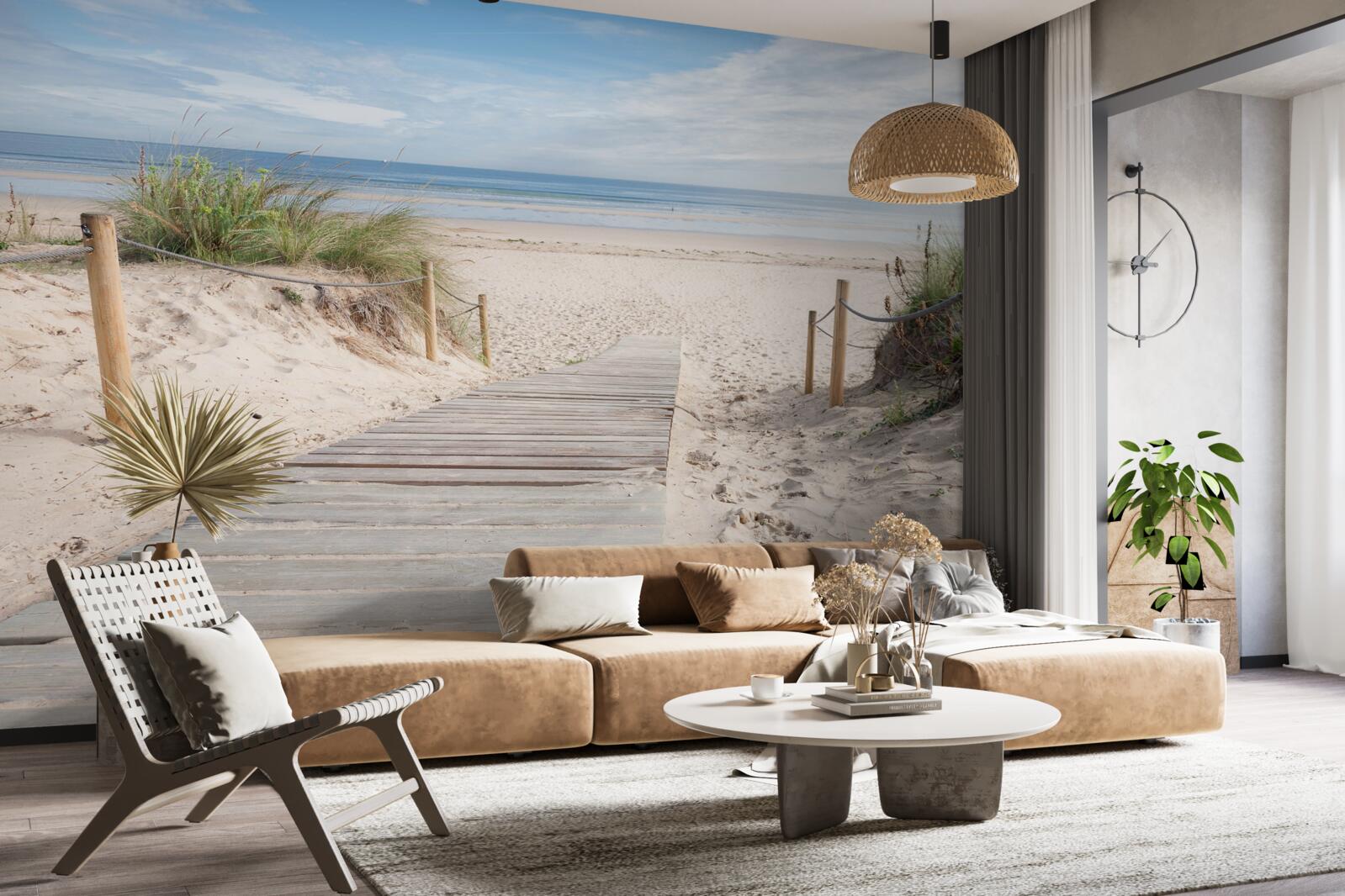 Fototapet Poteca de nisip care duce la ocean