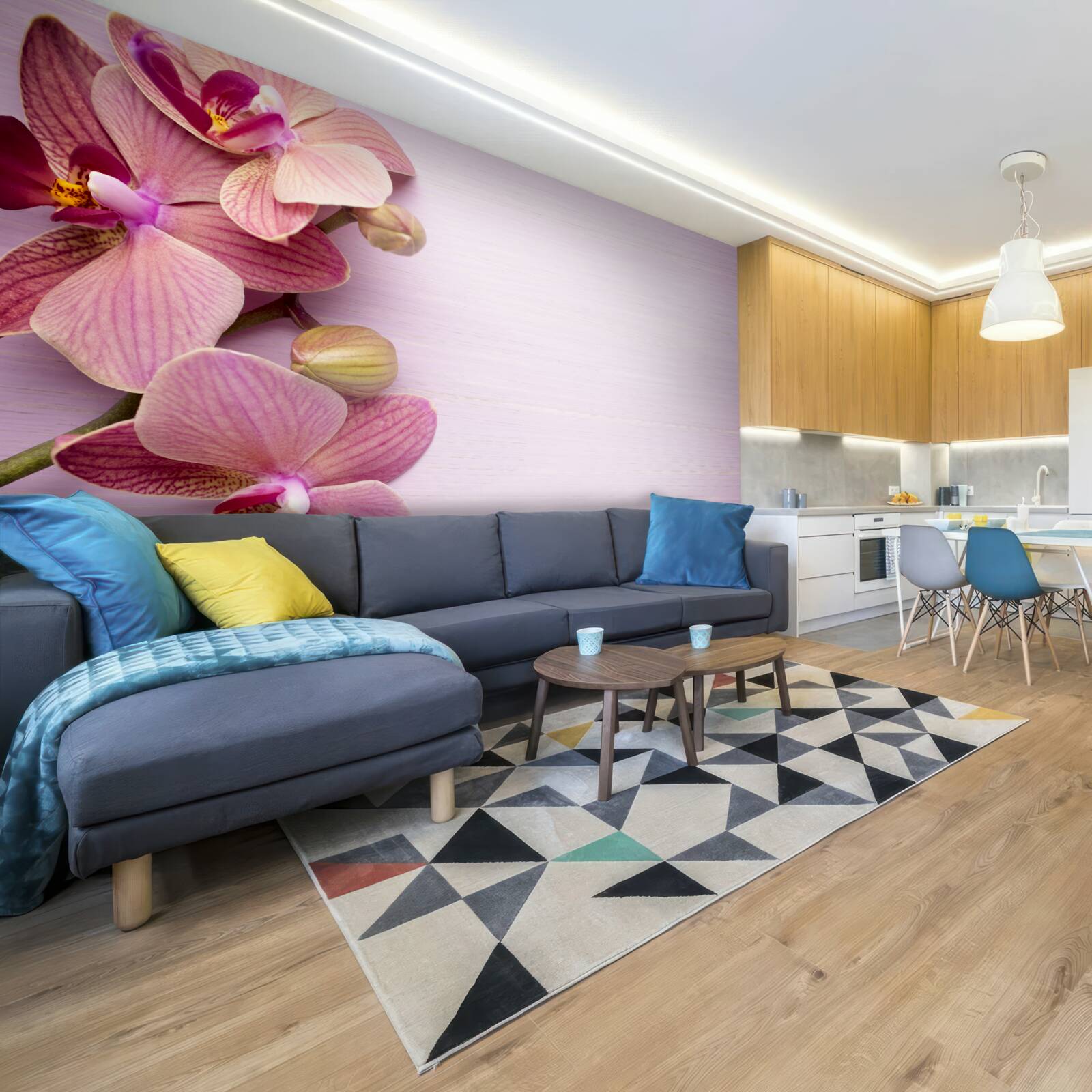 Fototapet Orhideele au o frumusețe roz uimitoare