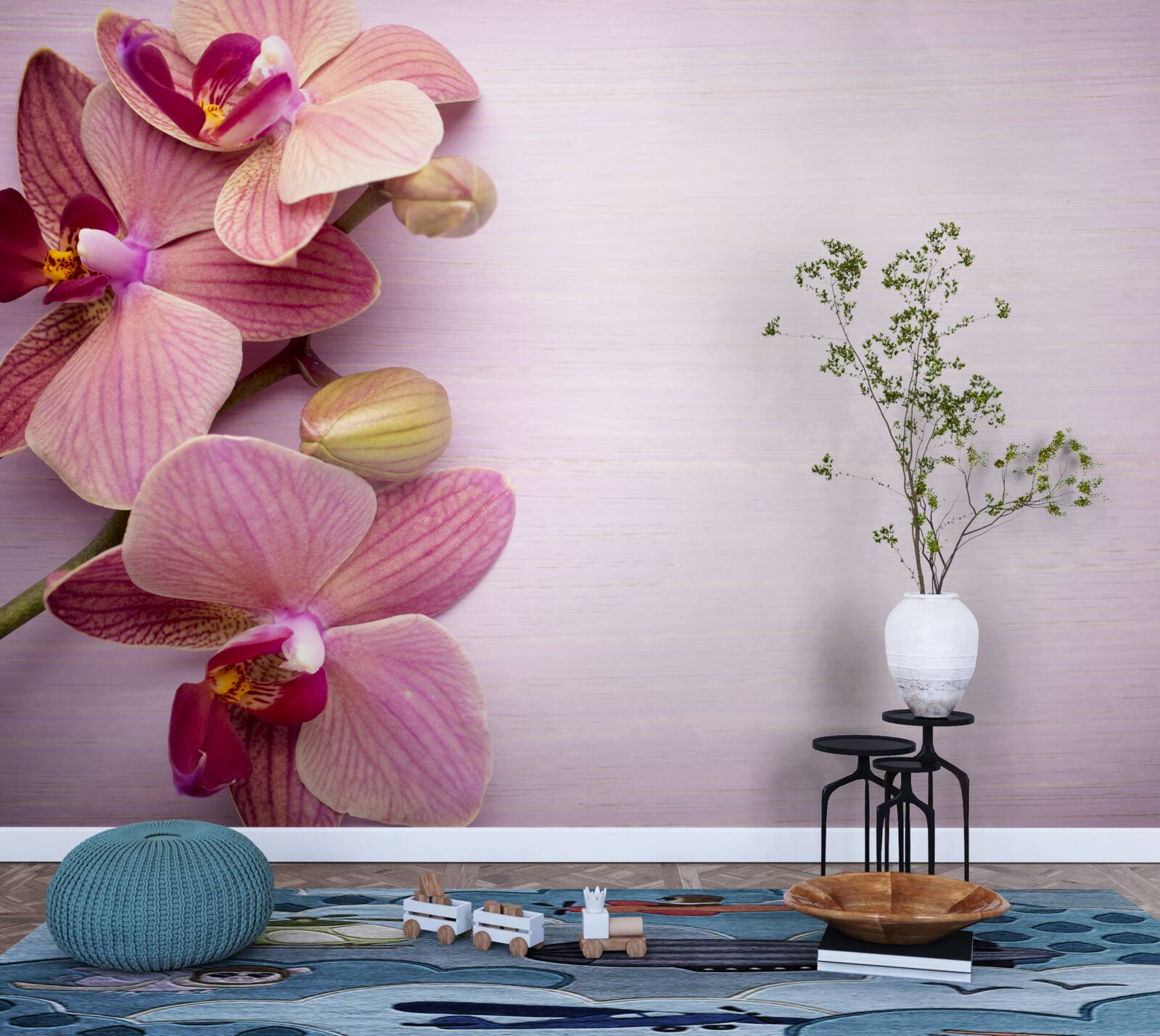 Fototapet Orhideele au o frumusețe roz uimitoare