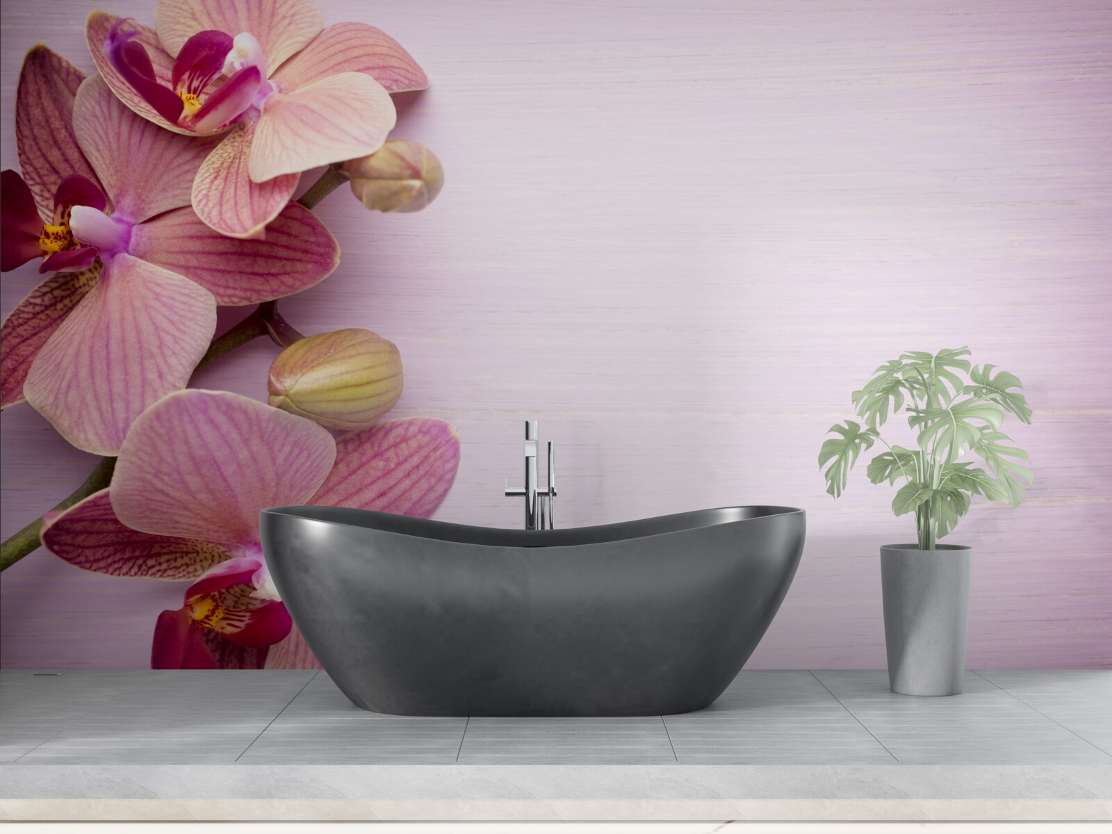 Fototapet Orhideele au o frumusețe roz uimitoare
