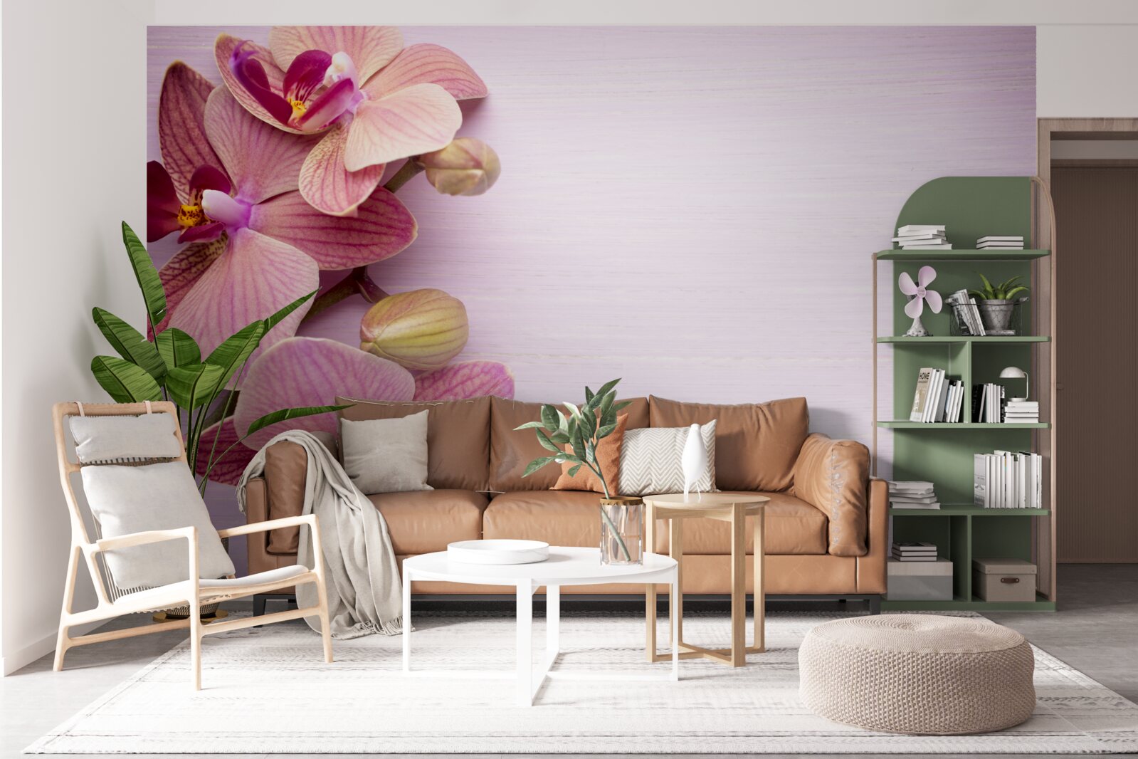 Fototapet Orhideele au o frumusețe roz uimitoare