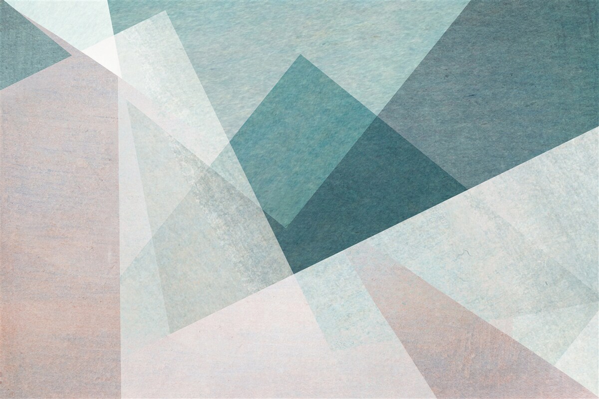 Fototapet vârfuri în nuanțe de albastru și roz