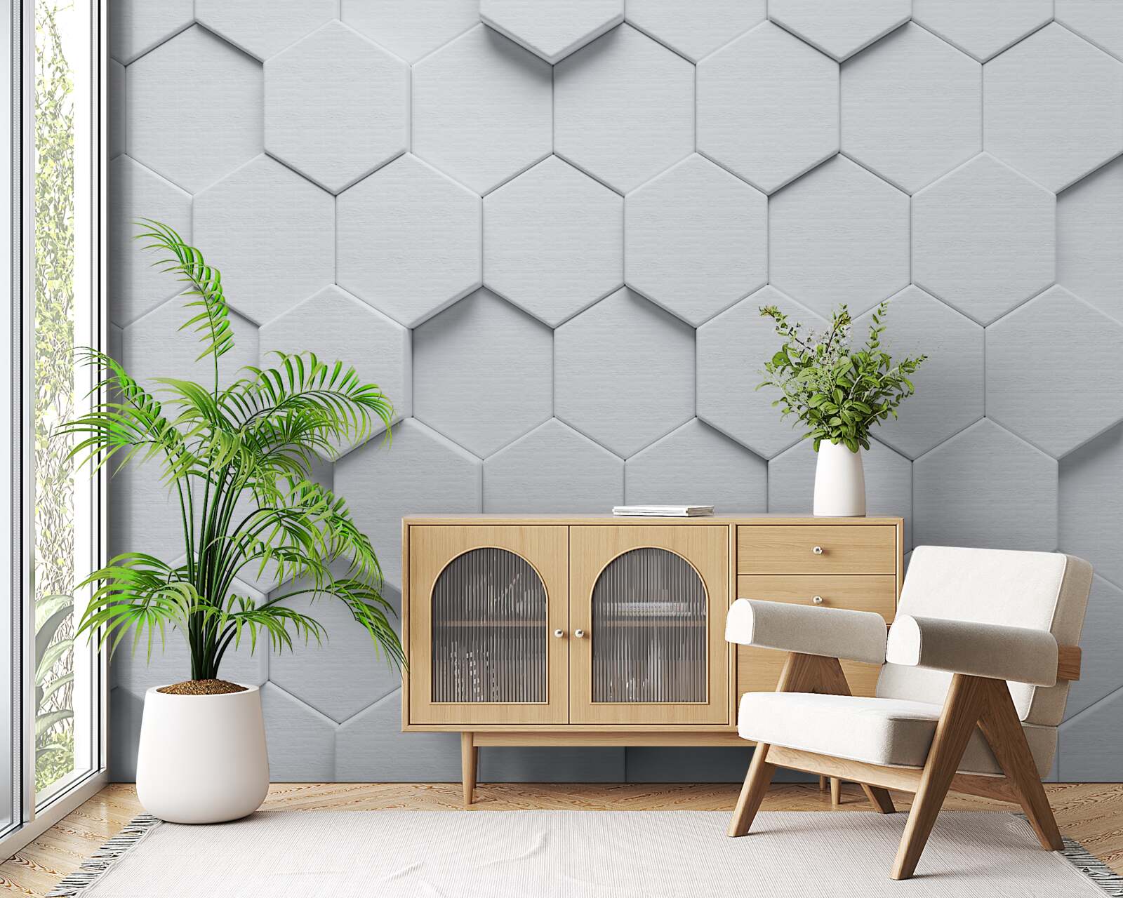 Fototapet obiecte mari de argint