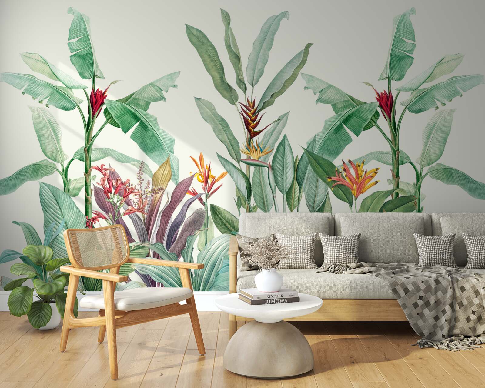 Fototapet frunze verzi tropicale