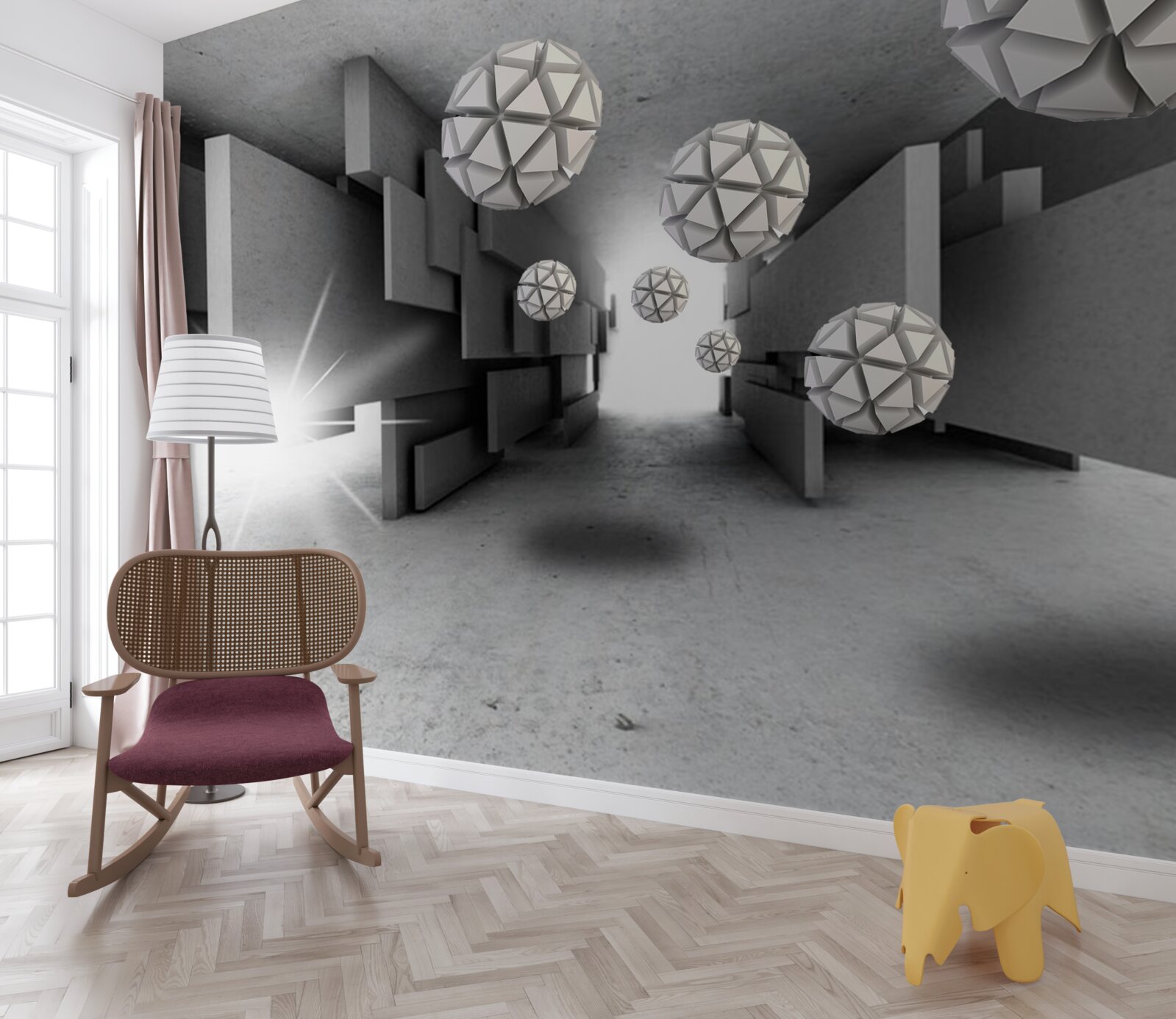 Fototapet compoziția de forme geometrice