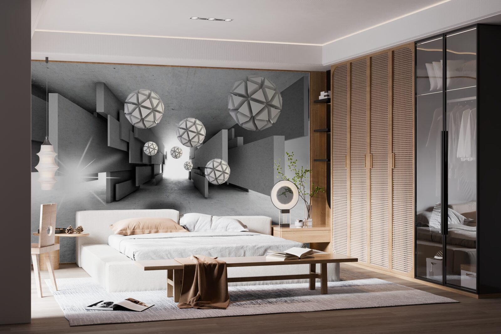 Fototapet compoziția de forme geometrice