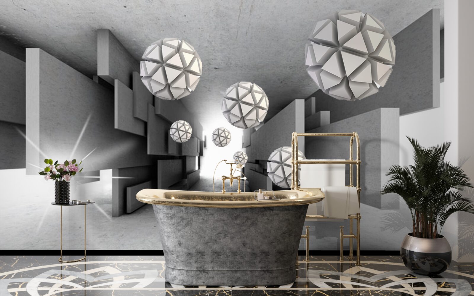 Fototapet compoziția de forme geometrice