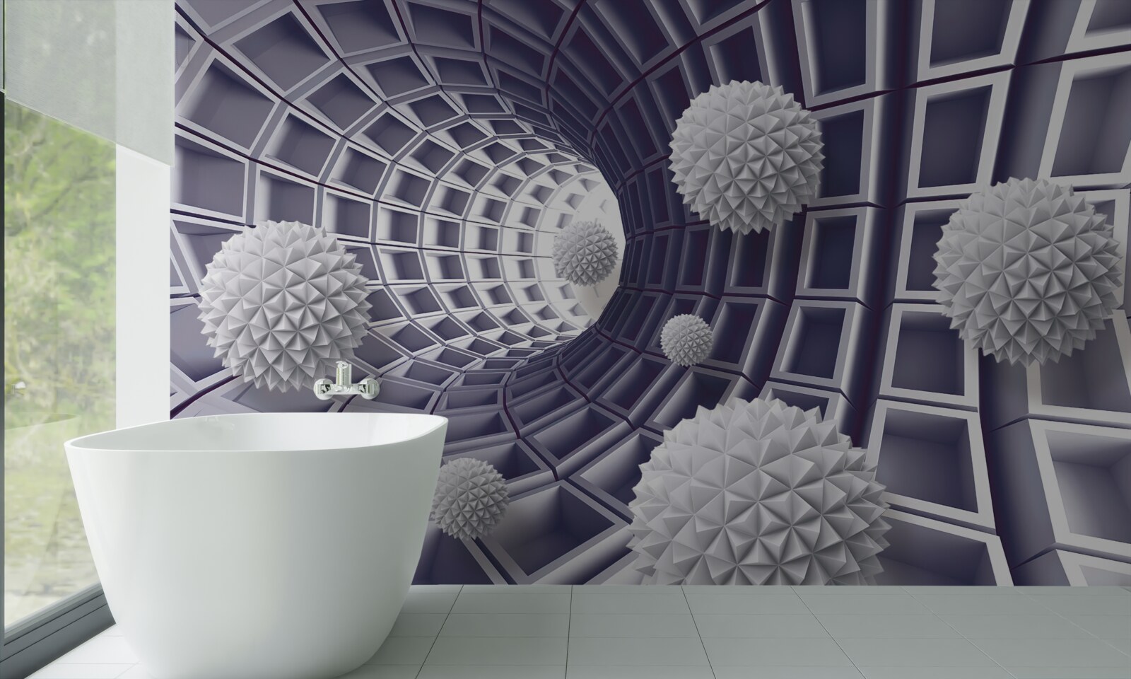 Fototapet gloanțe în pasajul de retragere