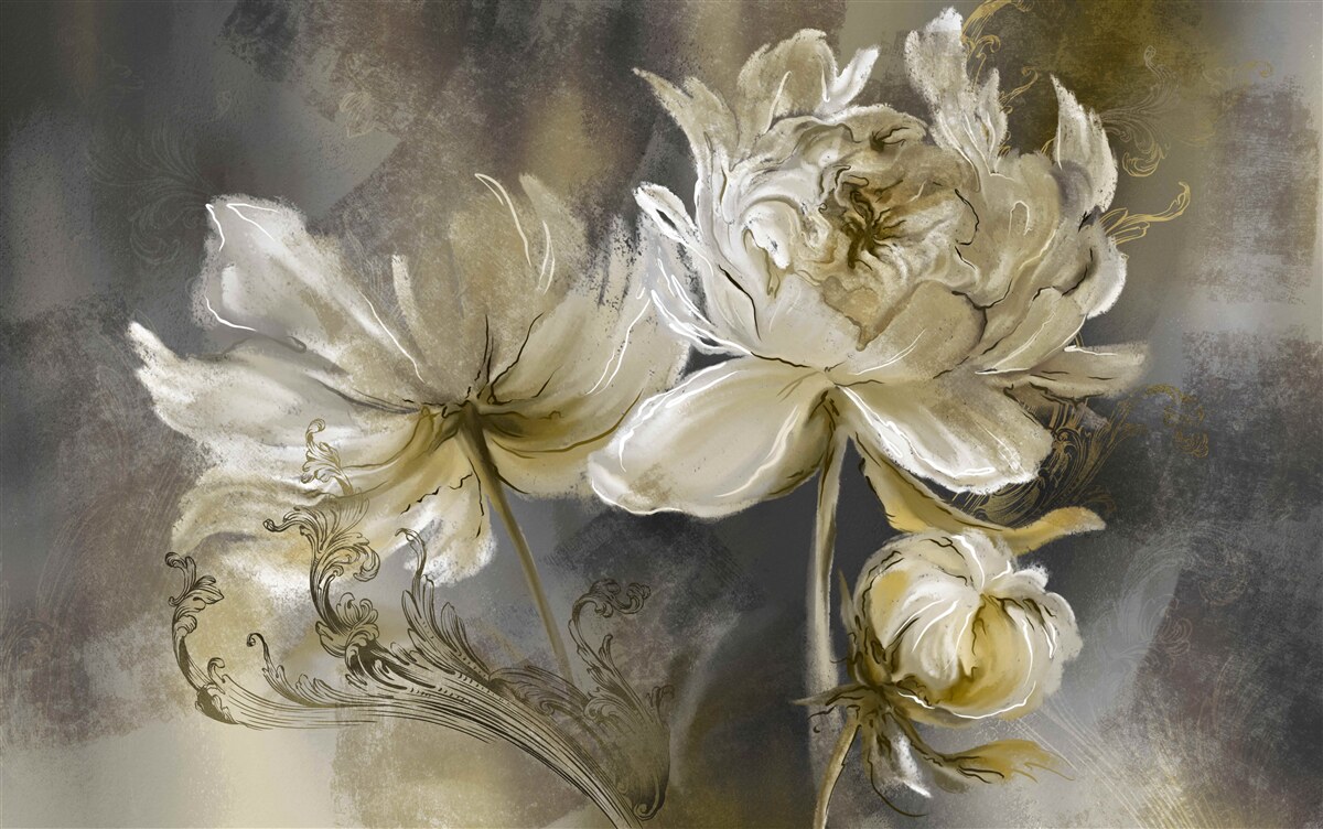 Fototapet flori din antichitate