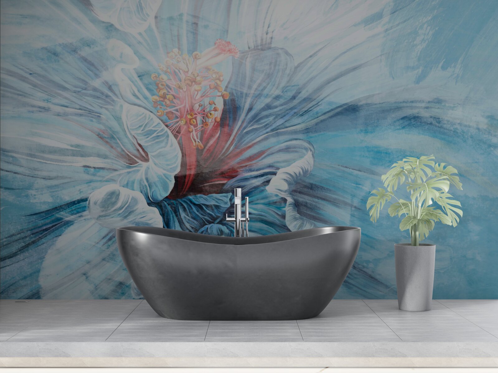 Fototapet floarea care înflorește