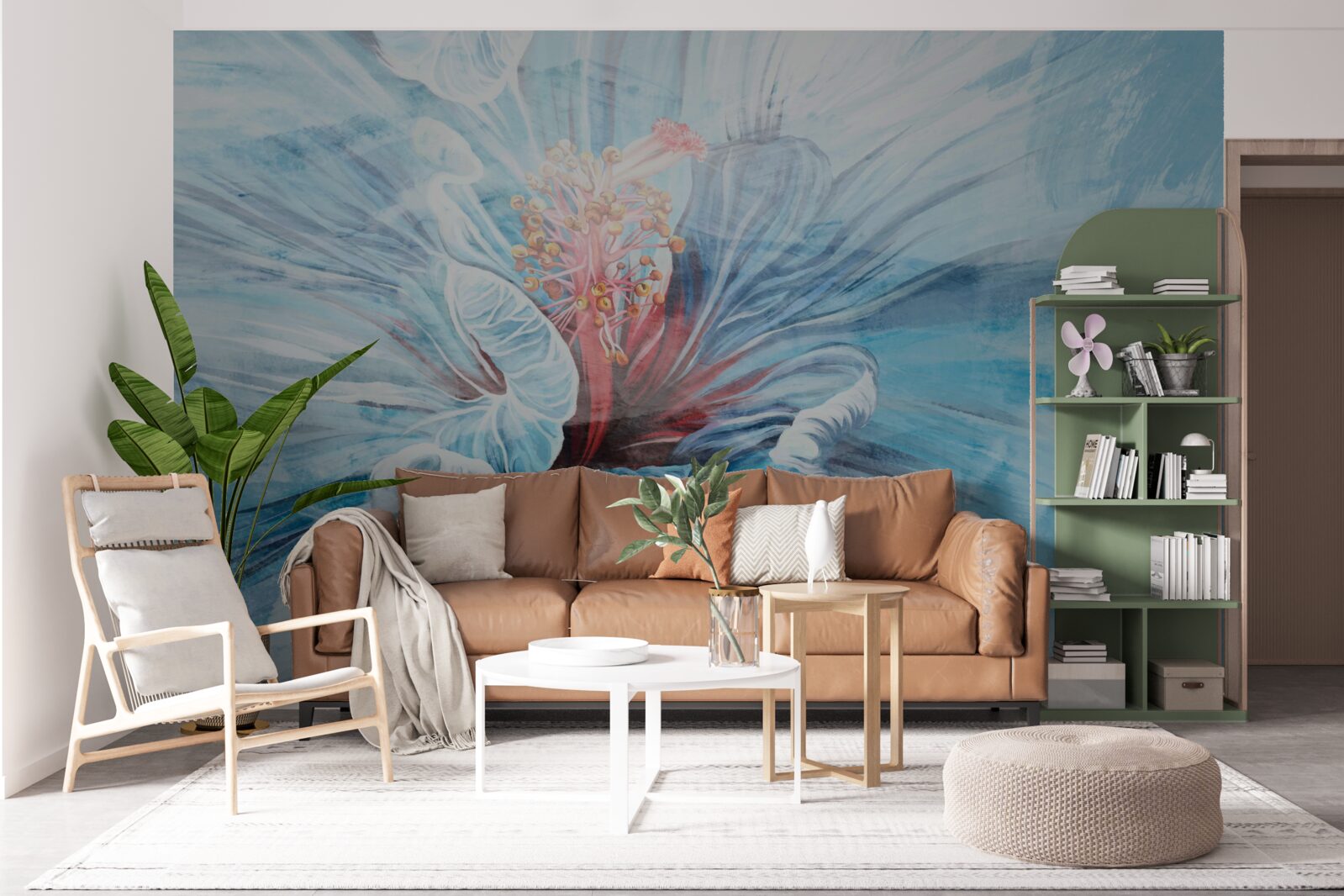 Fototapet floarea care înflorește